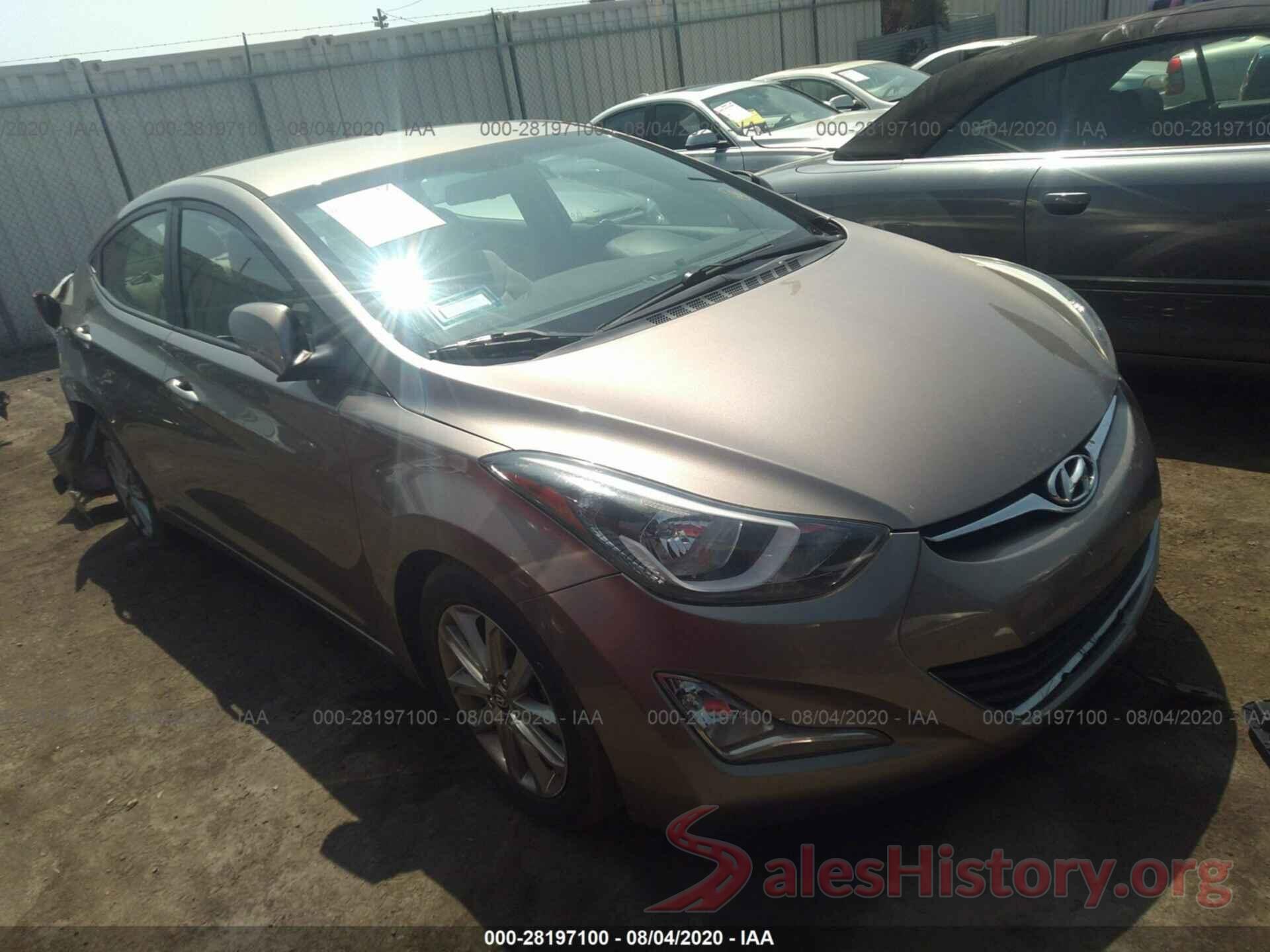 5NPDH4AE3GH706386 2016 HYUNDAI ELANTRA