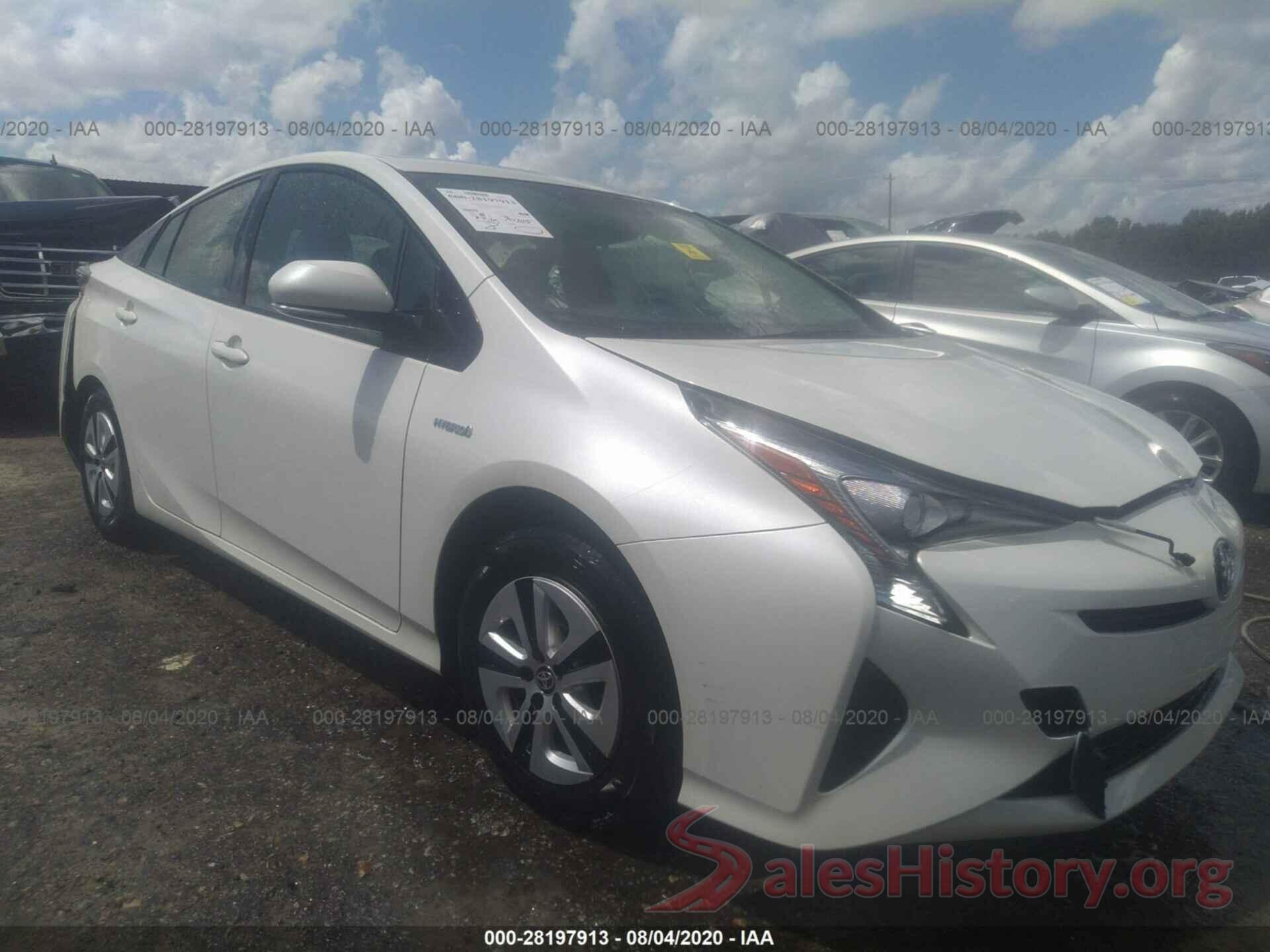 JTDKARFU0G3008130 2016 TOYOTA PRIUS