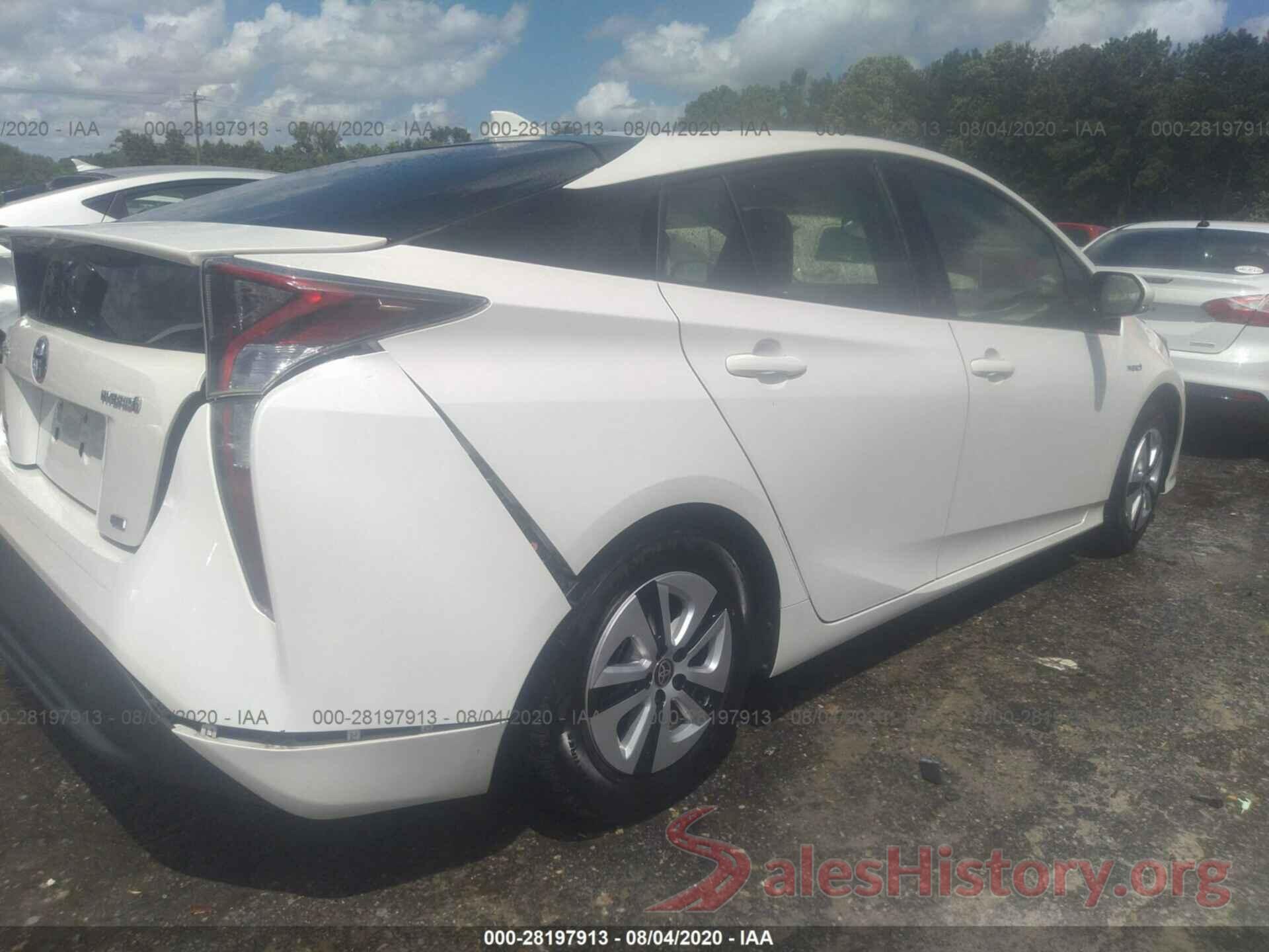 JTDKARFU0G3008130 2016 TOYOTA PRIUS