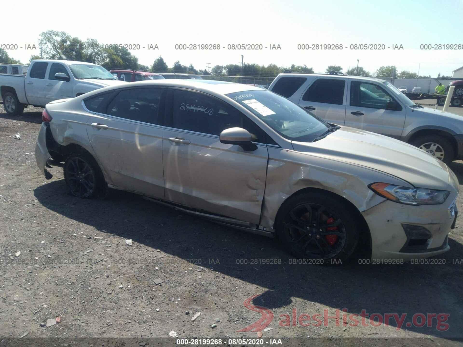 3FA6P0HD2KR161424 2019 FORD FUSION