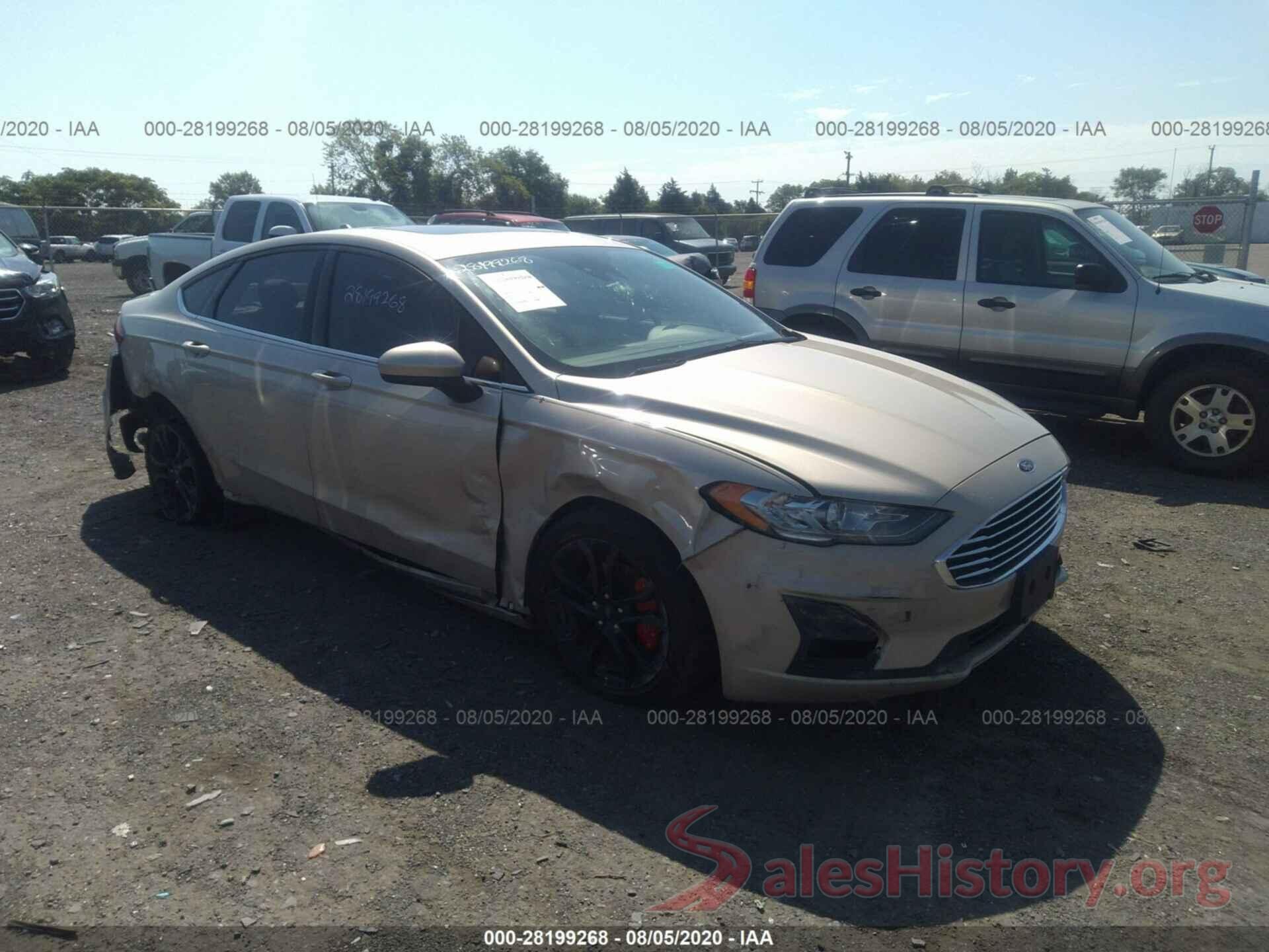 3FA6P0HD2KR161424 2019 FORD FUSION