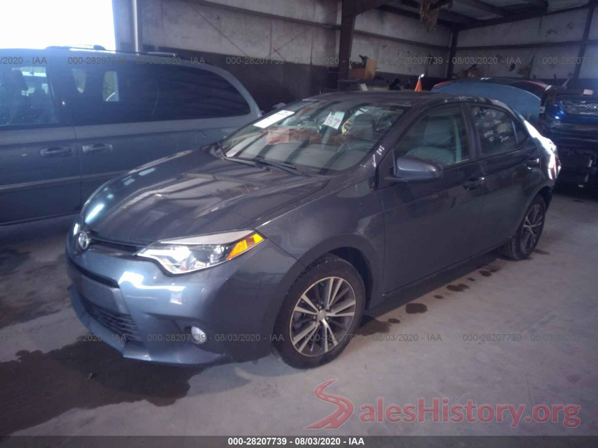 5YFBURHE5GP455850 2016 TOYOTA COROLLA