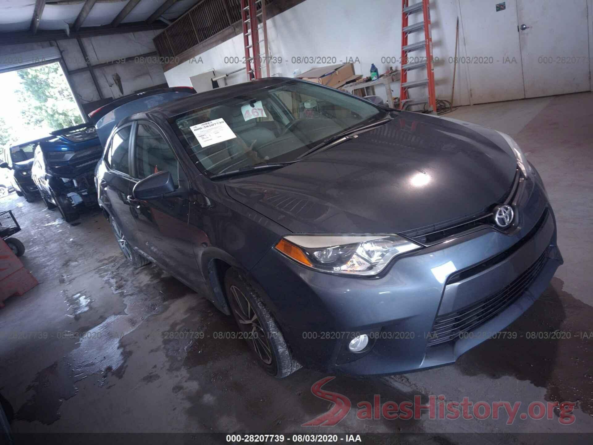 5YFBURHE5GP455850 2016 TOYOTA COROLLA