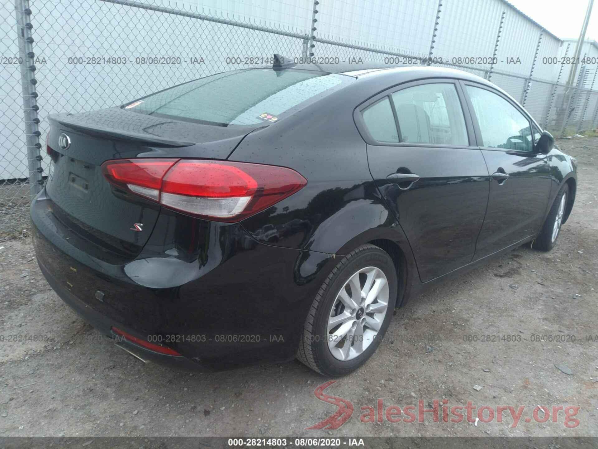 3KPFL4A70HE028534 2017 KIA FORTE