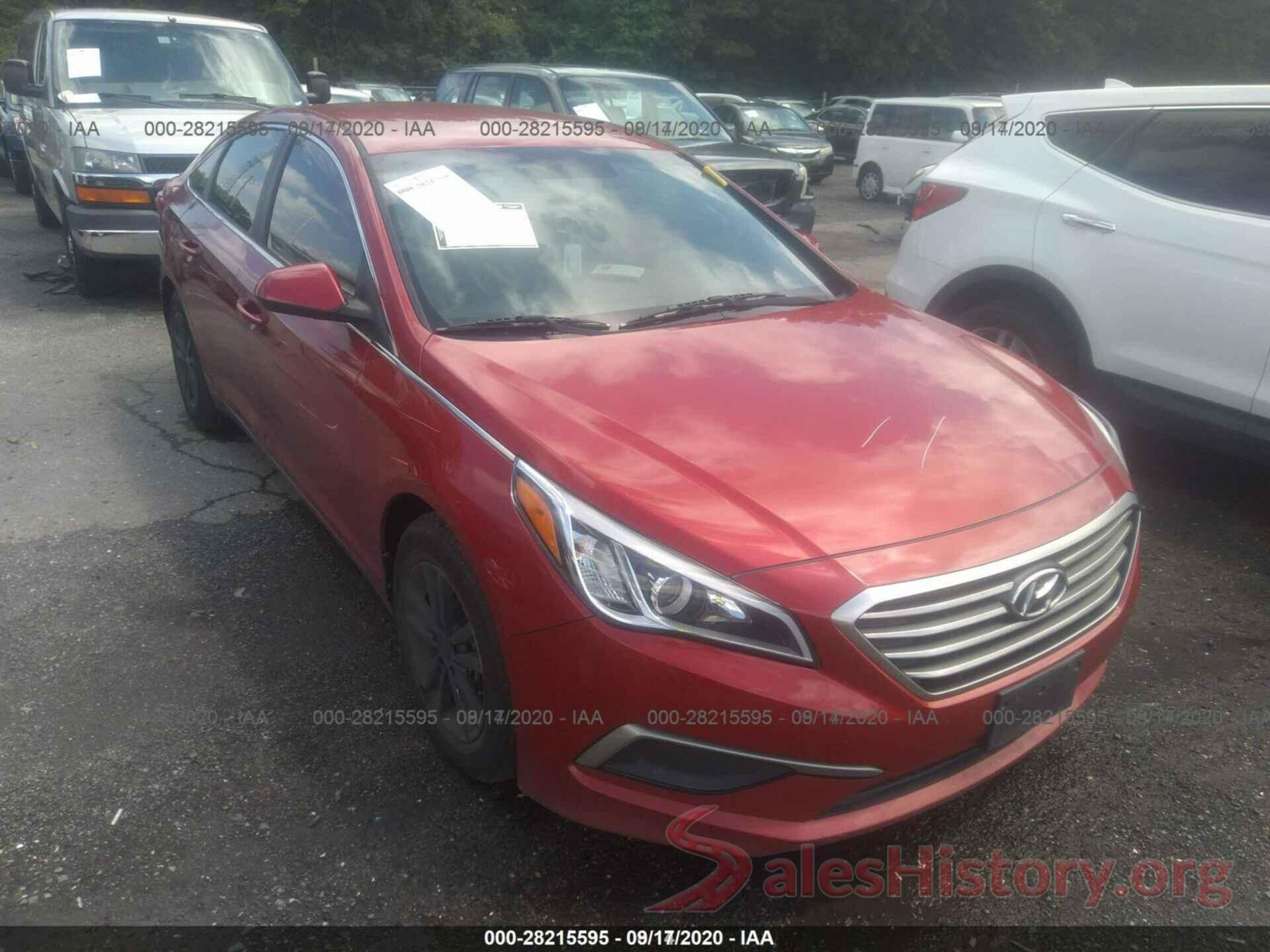 5NPE24AF0HH522376 2017 HYUNDAI SONATA