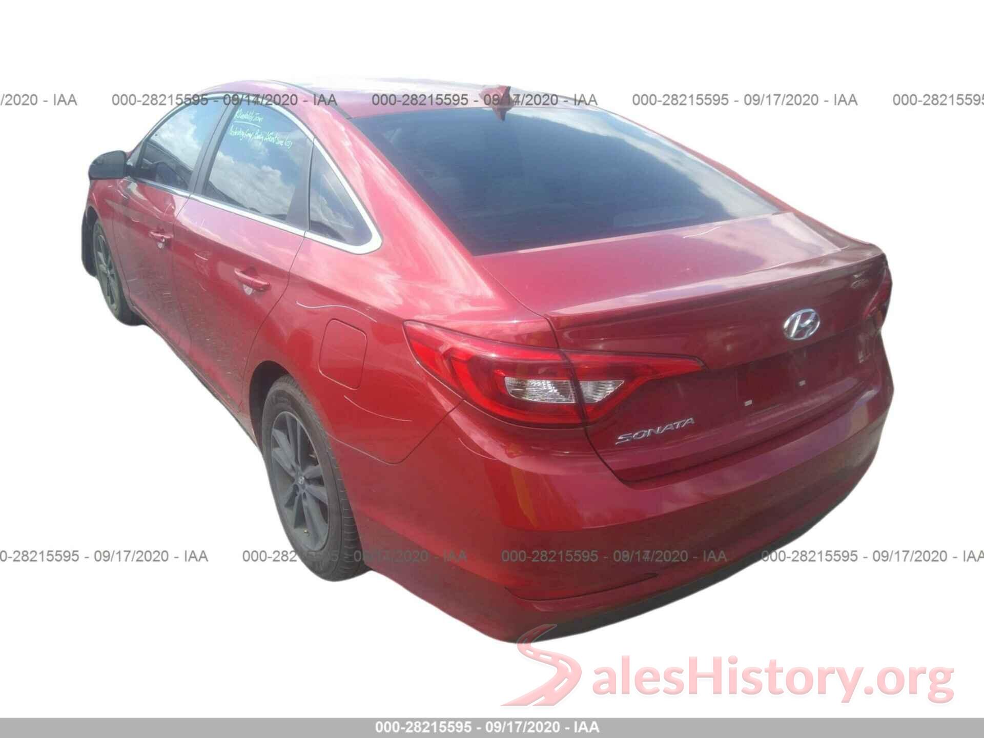 5NPE24AF0HH522376 2017 HYUNDAI SONATA