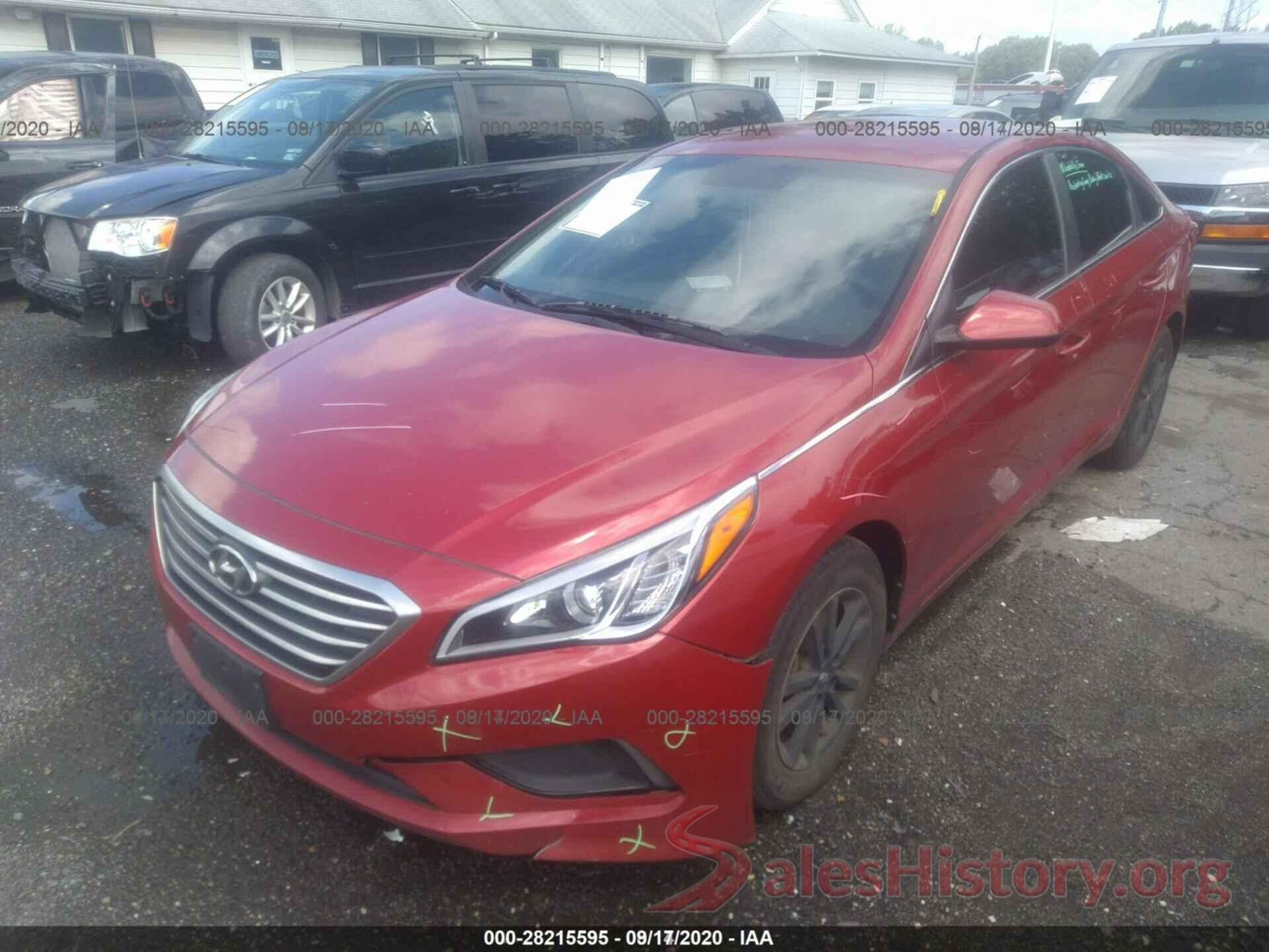 5NPE24AF0HH522376 2017 HYUNDAI SONATA