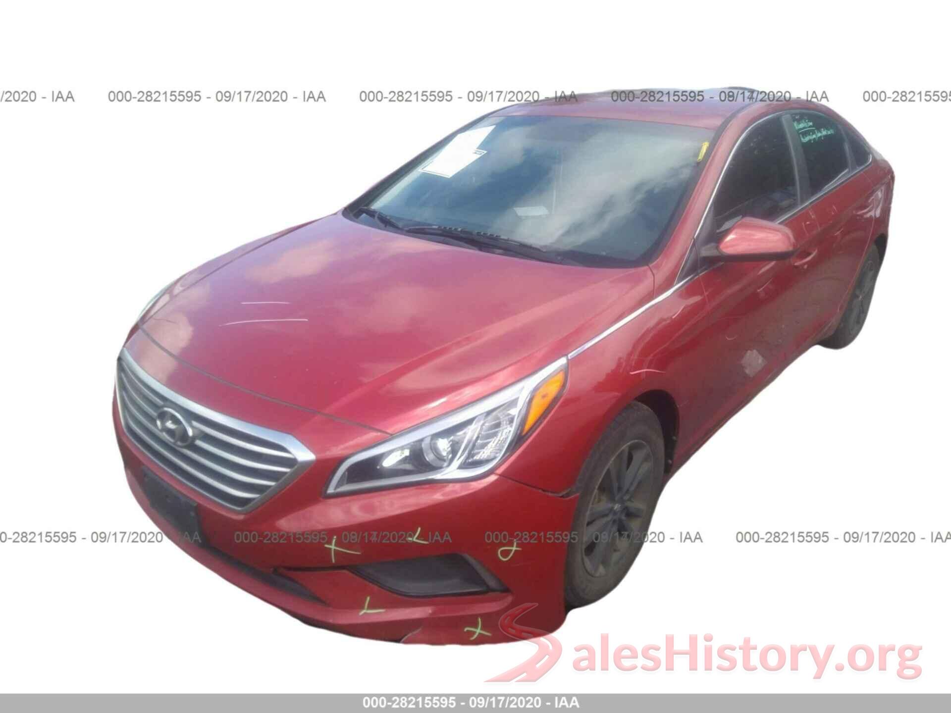 5NPE24AF0HH522376 2017 HYUNDAI SONATA