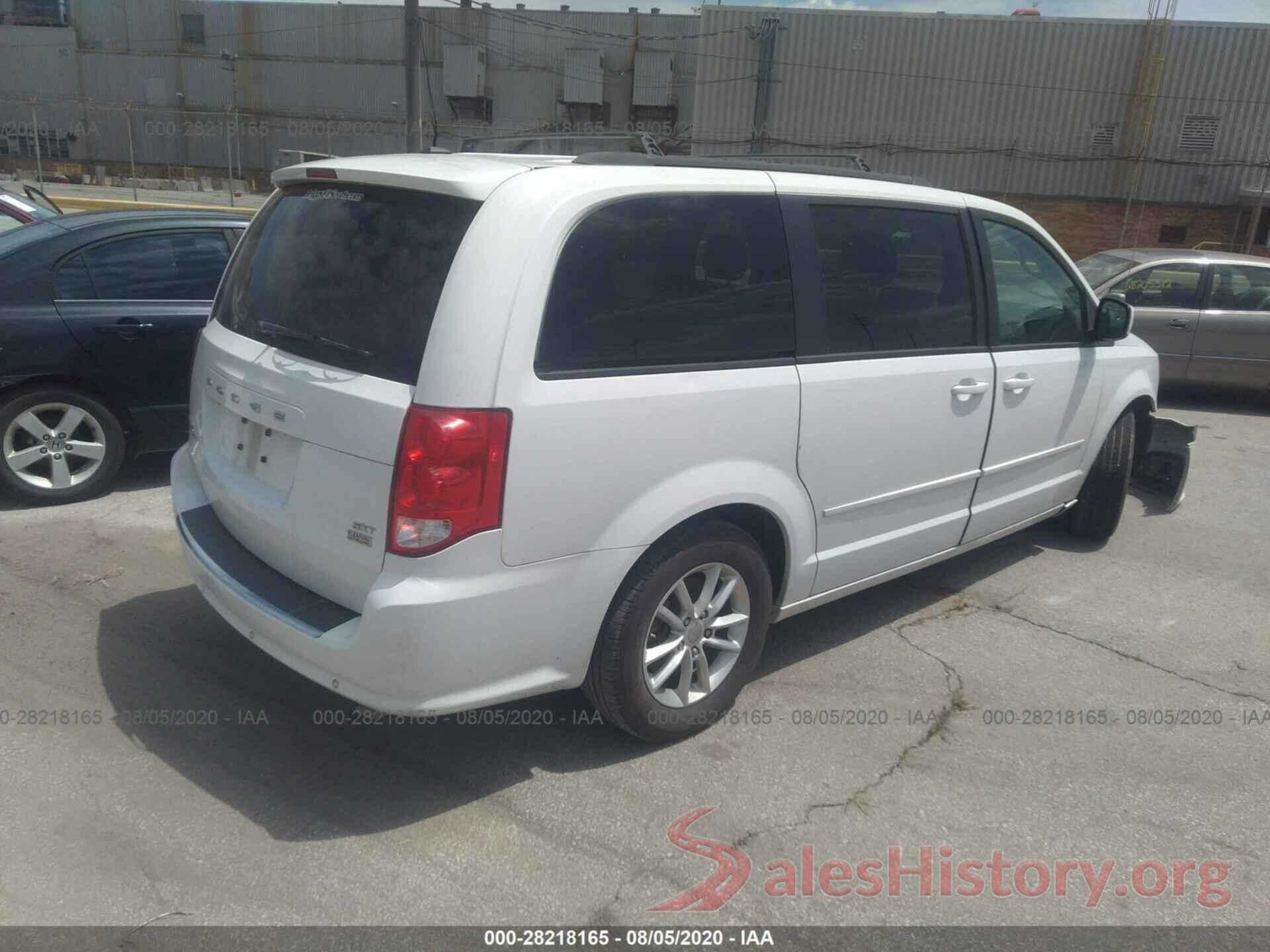 2C4RDGCGXGR323761 2016 DODGE GRAND CARAVAN