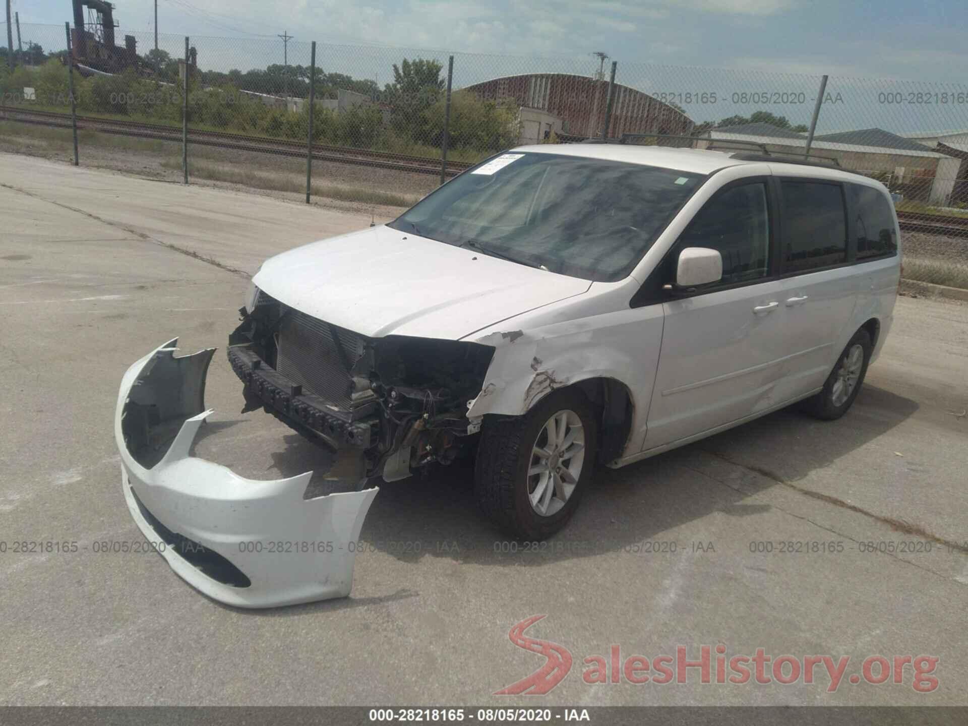 2C4RDGCGXGR323761 2016 DODGE GRAND CARAVAN