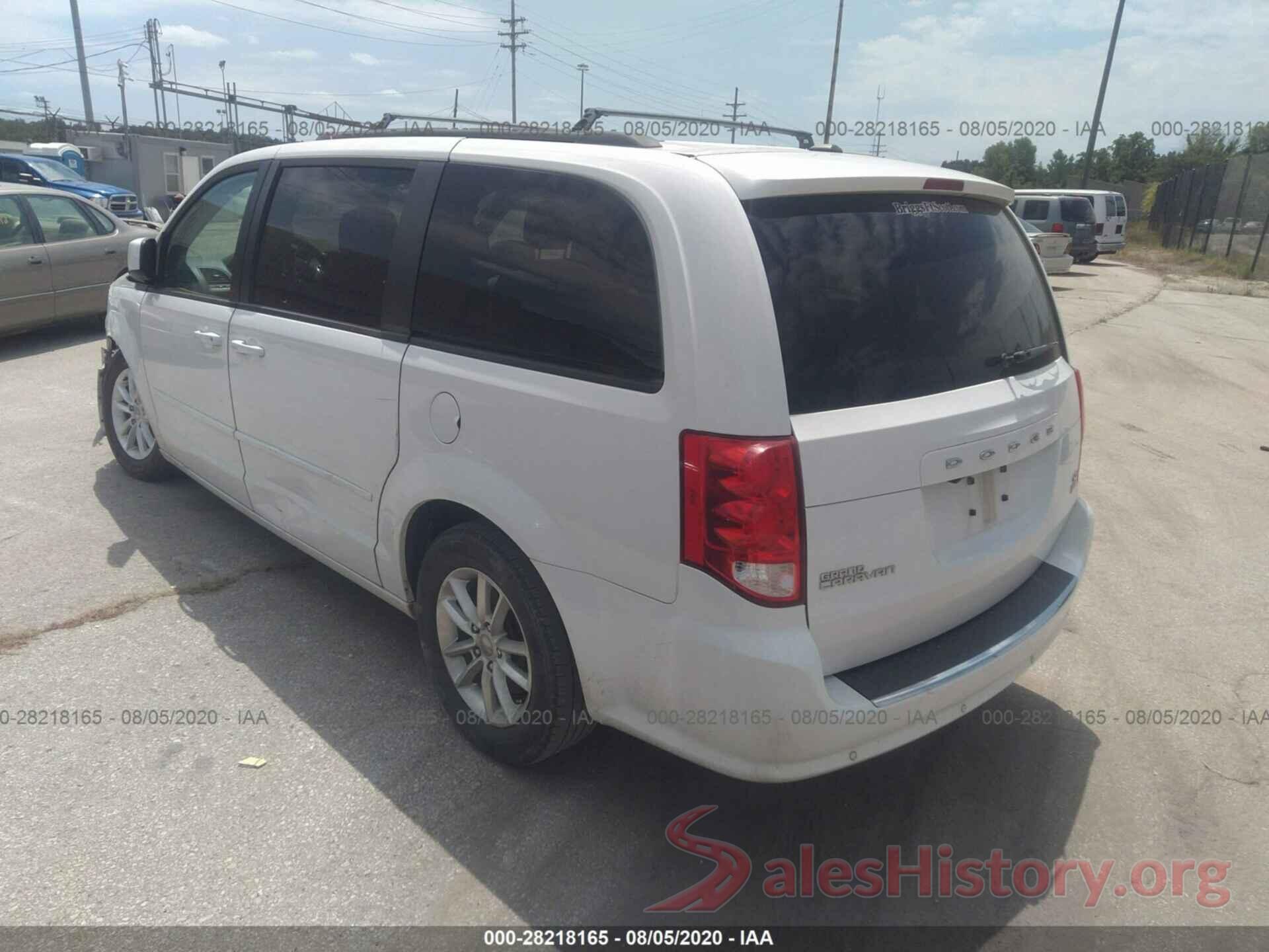 2C4RDGCGXGR323761 2016 DODGE GRAND CARAVAN