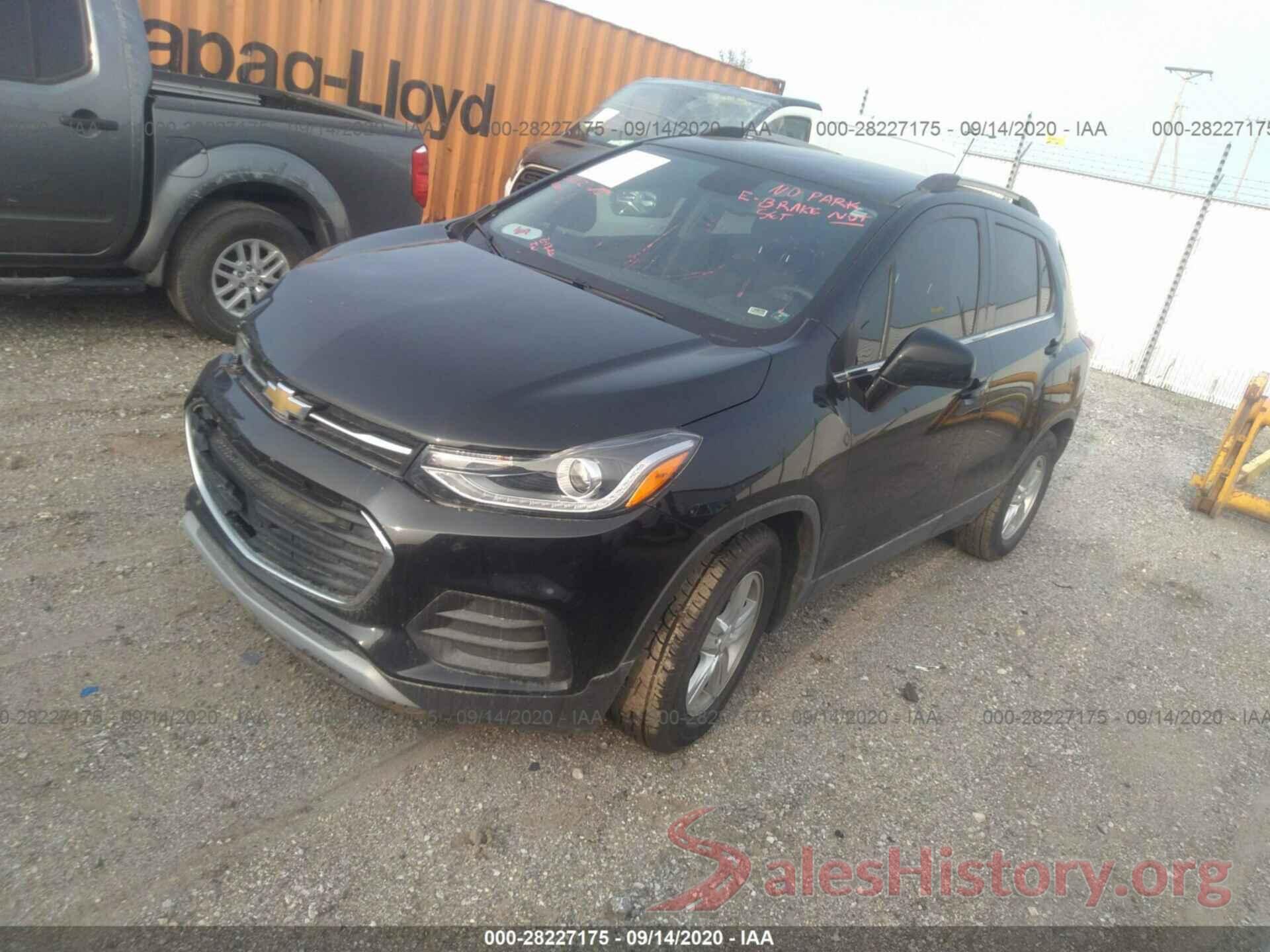 3GNCJLSB7JL258666 2018 CHEVROLET TRAX