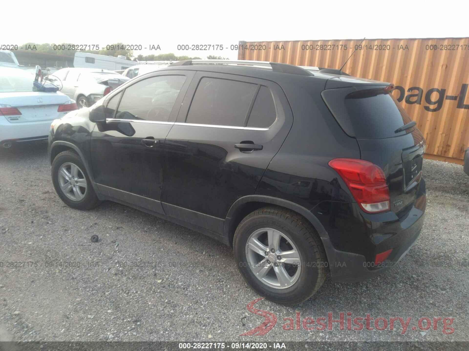 3GNCJLSB7JL258666 2018 CHEVROLET TRAX