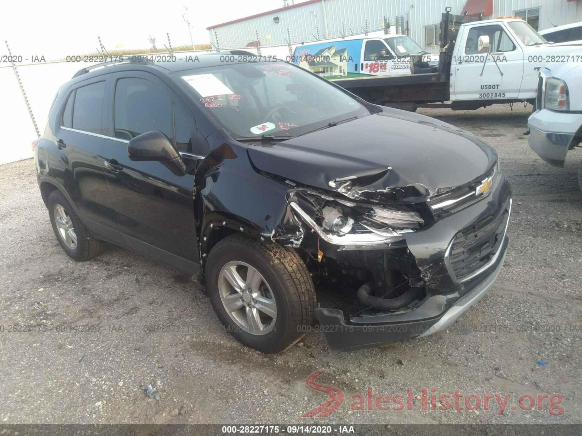 3GNCJLSB7JL258666 2018 CHEVROLET TRAX