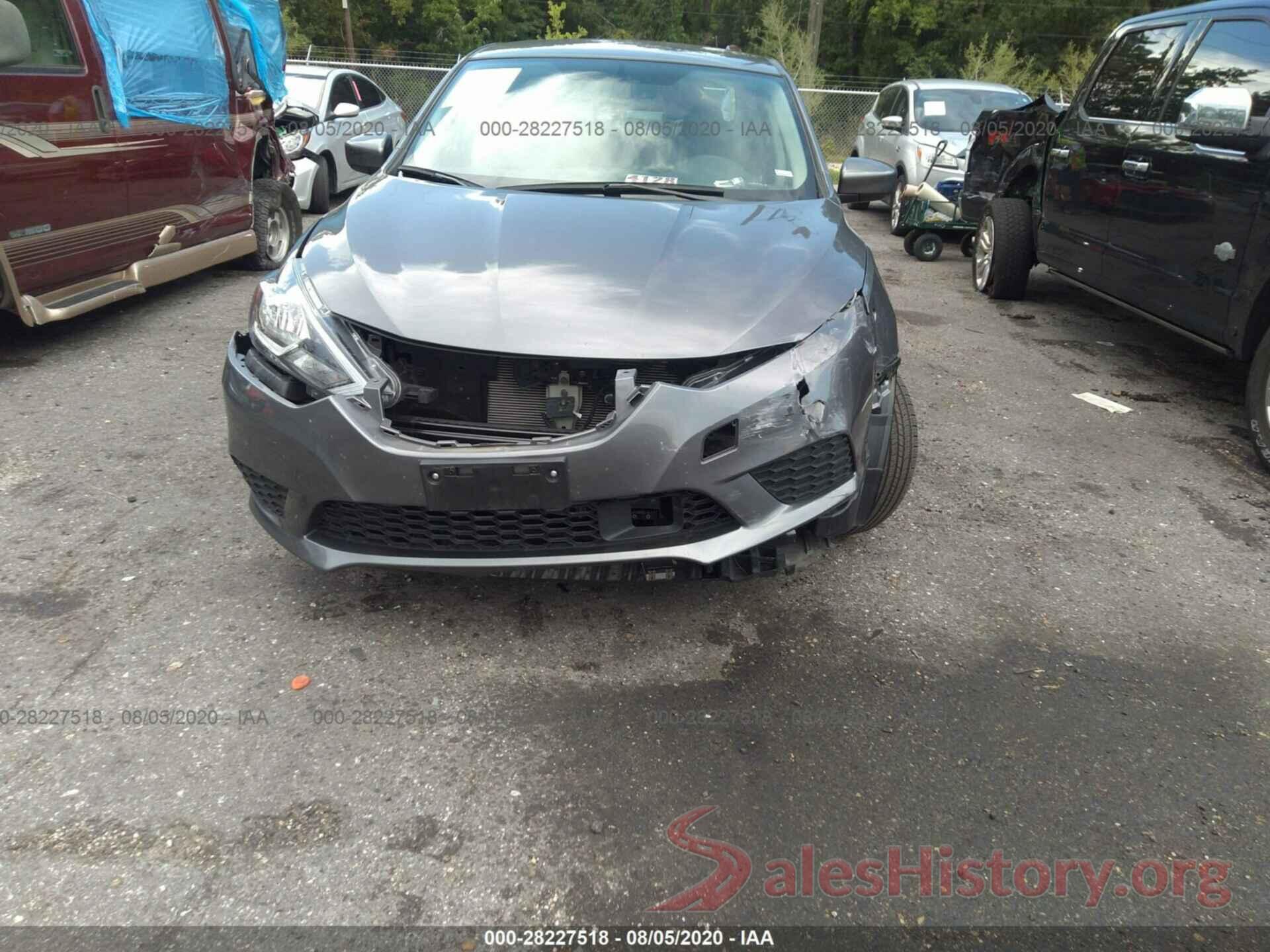 3N1AB7AP3KL626086 2019 NISSAN SENTRA