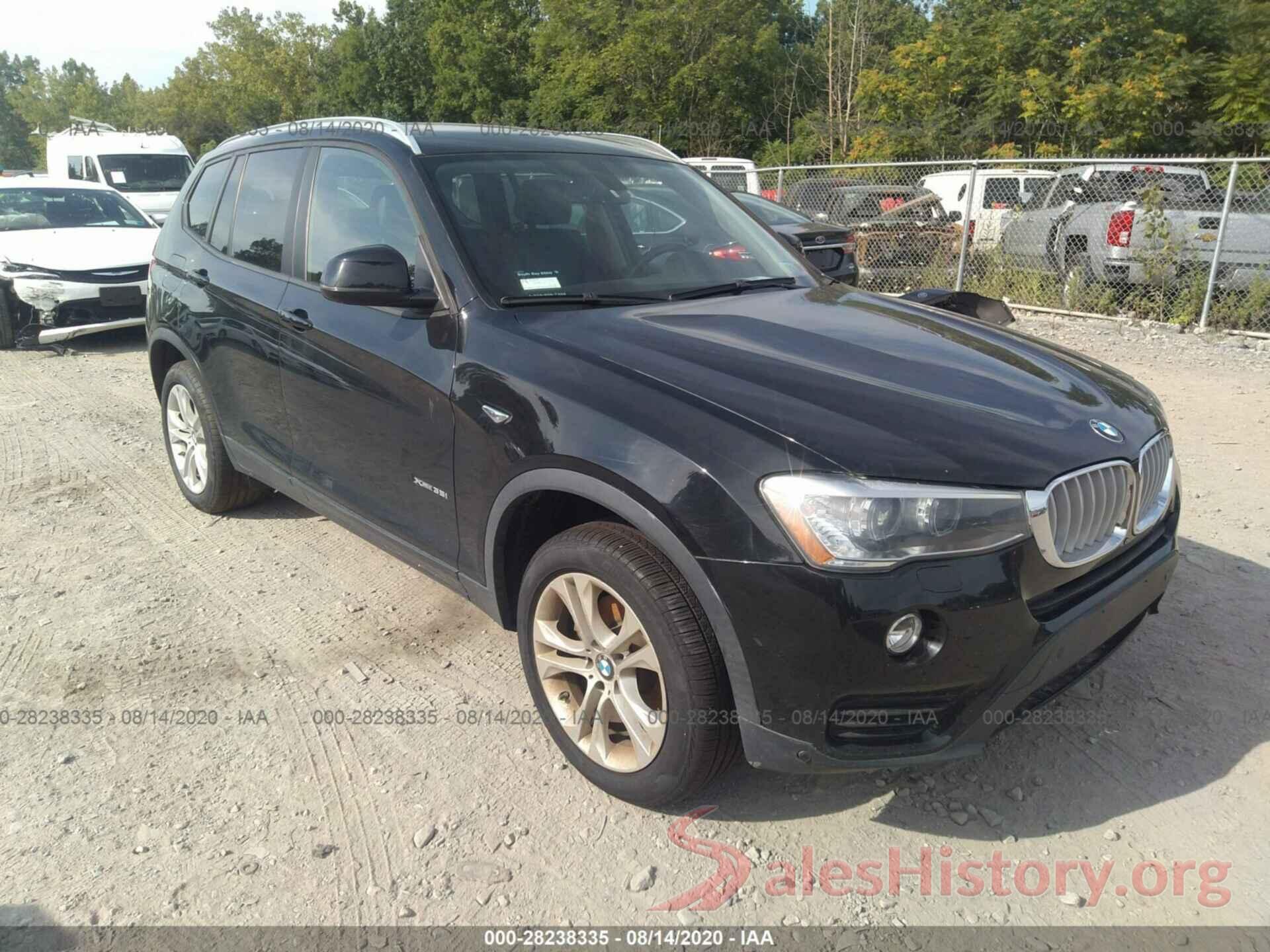 5UXWX7C53G0R18338 2016 BMW X3