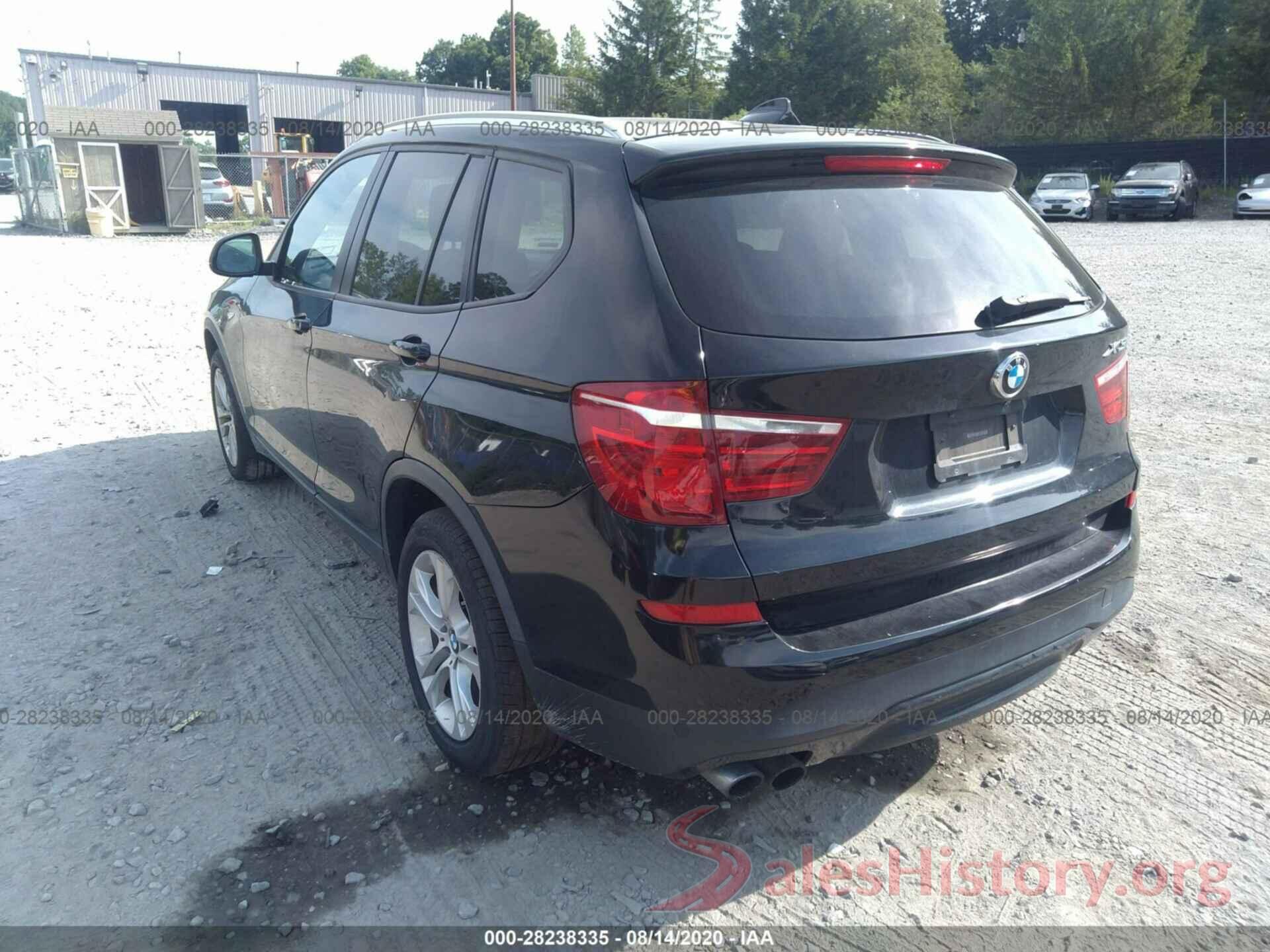 5UXWX7C53G0R18338 2016 BMW X3