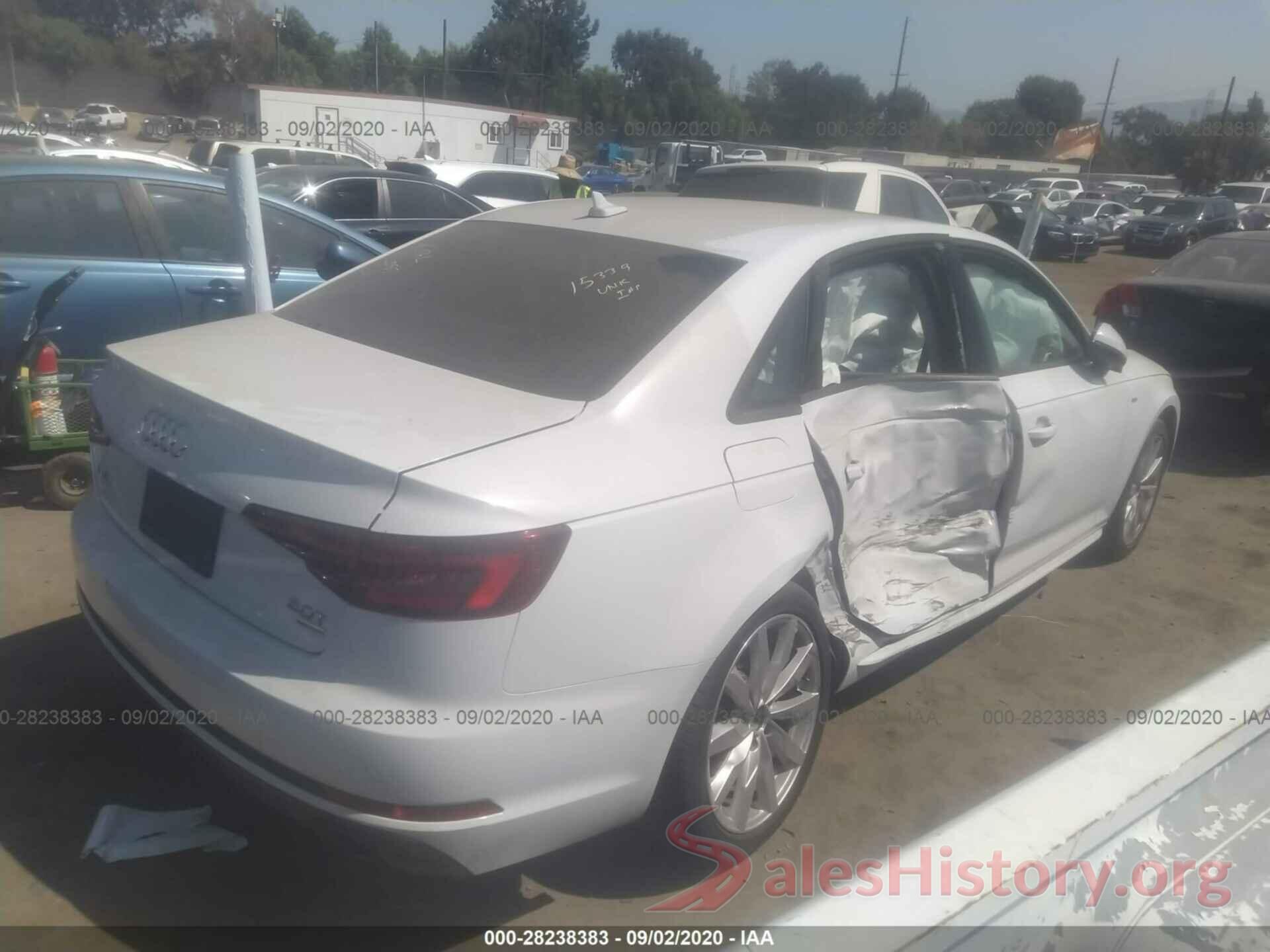 WAUKMAF46JA223049 2018 AUDI A4