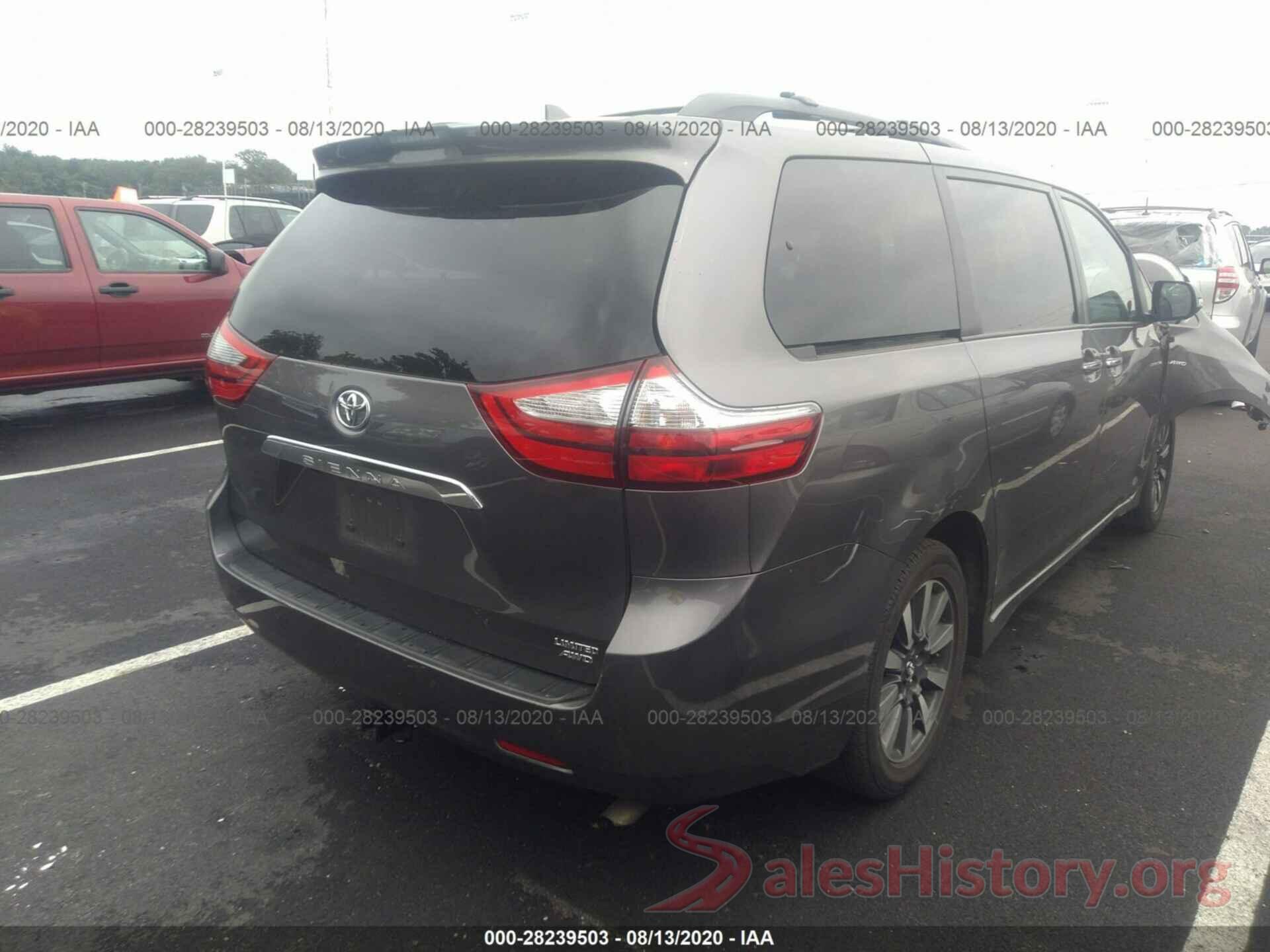 5TDDZ3DC3JS203430 2018 TOYOTA SIENNA