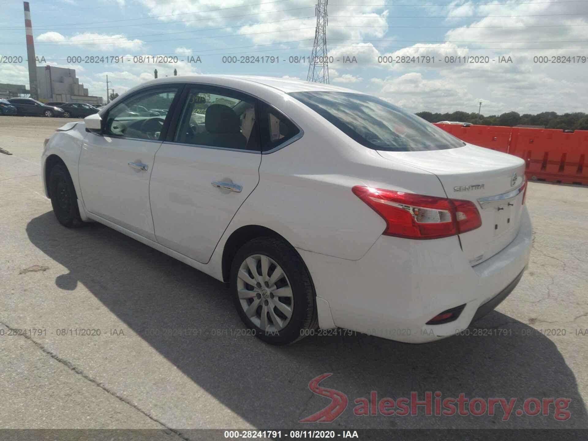 3N1AB7AP7HY325011 2017 NISSAN SENTRA