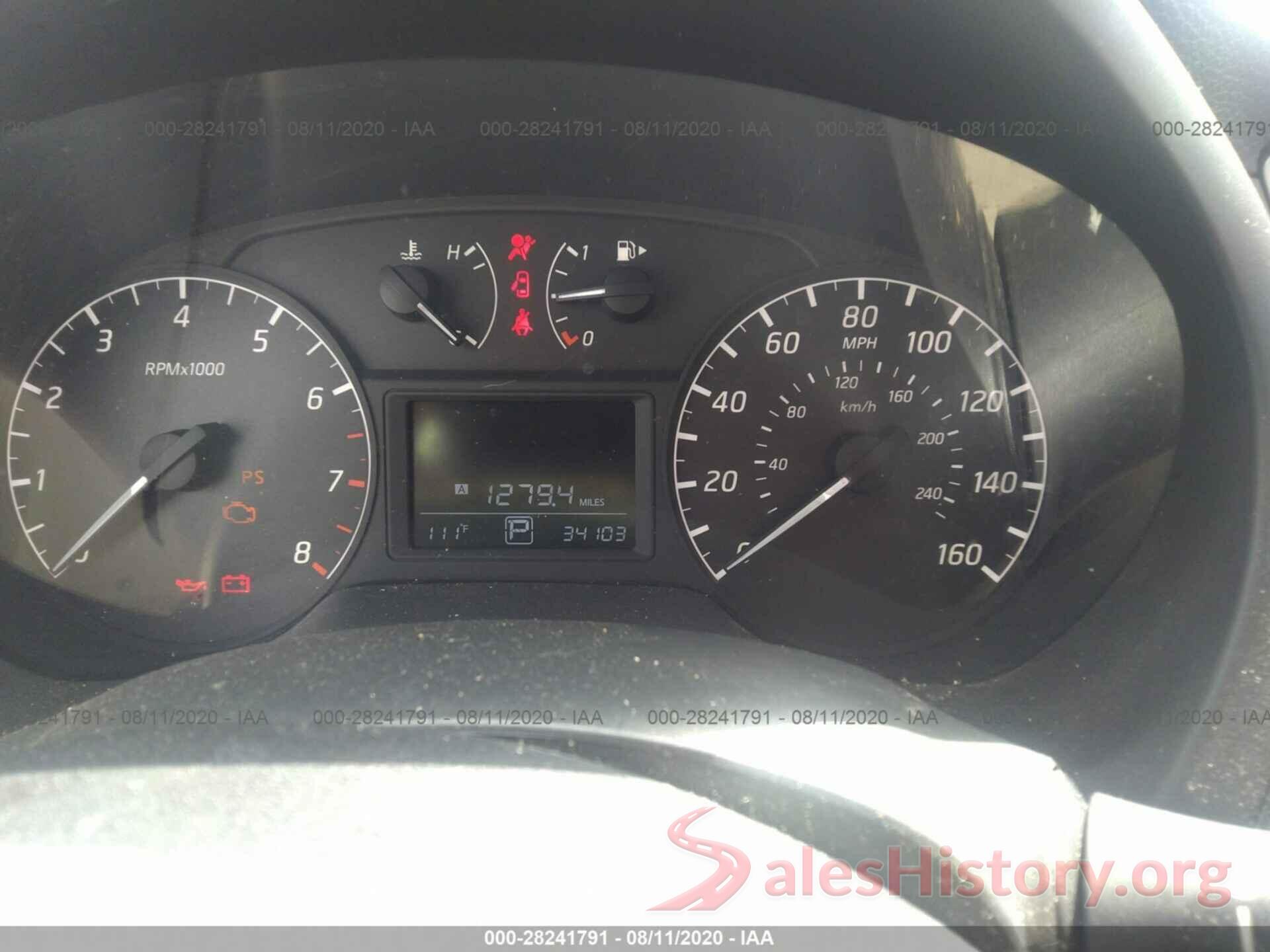 3N1AB7AP7HY325011 2017 NISSAN SENTRA