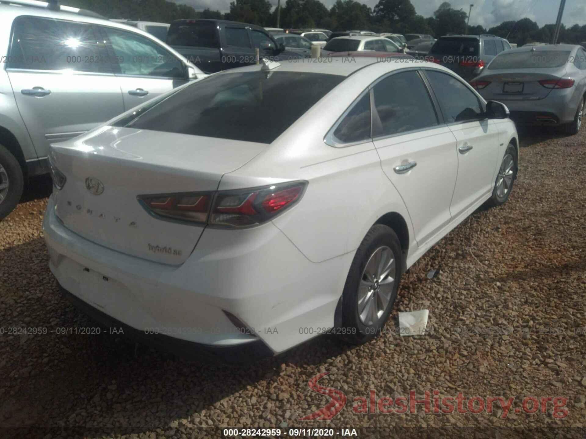 KMHE24L33KA087513 2019 HYUNDAI SONATA