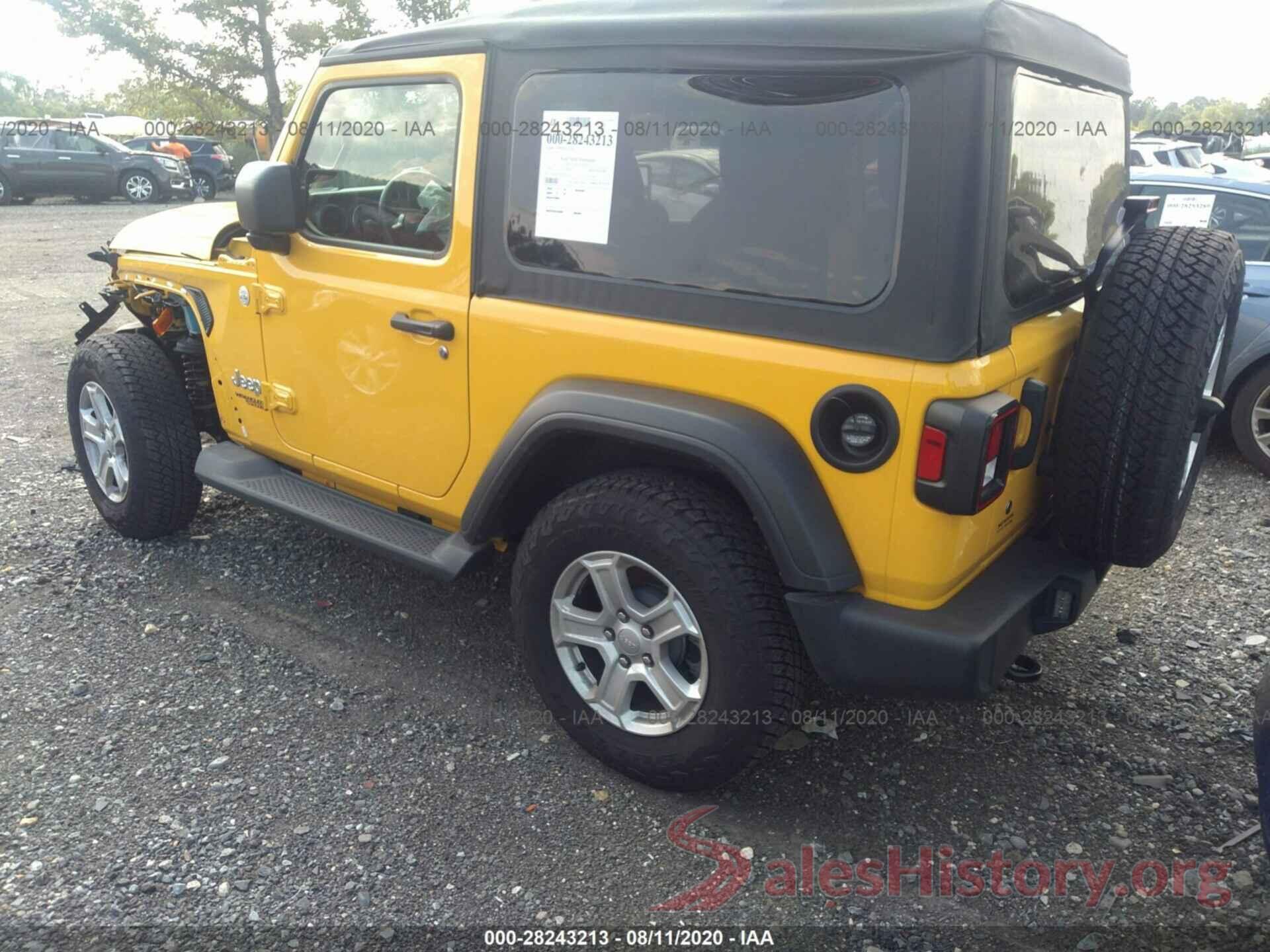 1C4GJXAG2KW504176 2019 JEEP WRANGLER