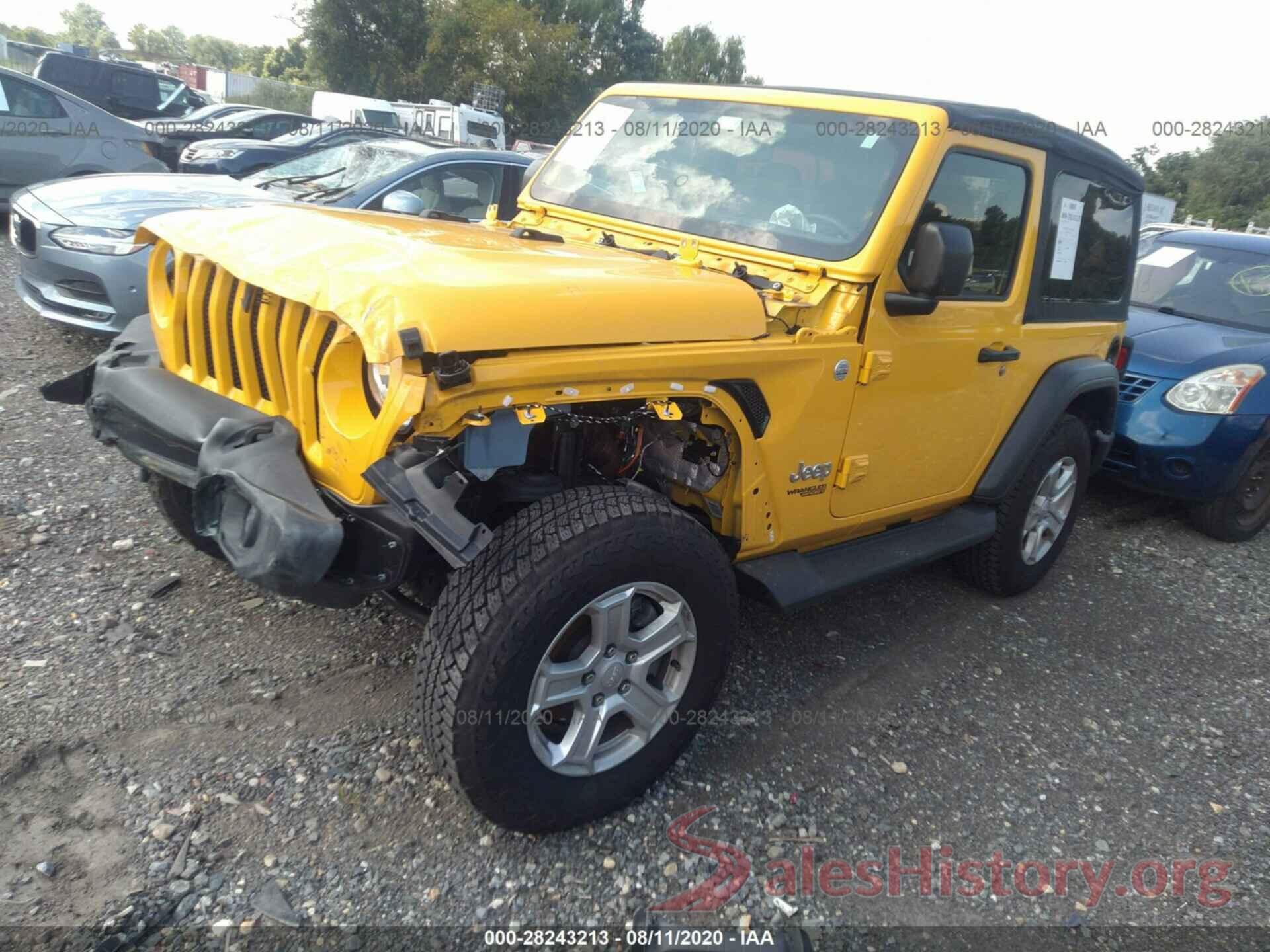 1C4GJXAG2KW504176 2019 JEEP WRANGLER