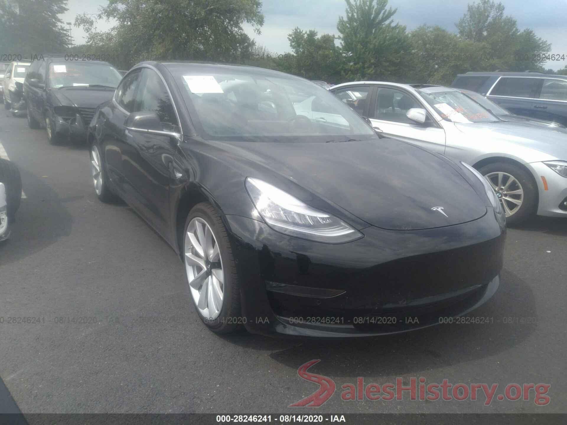 5YJ3E1EA4KF417003 2019 TESLA MODEL 3