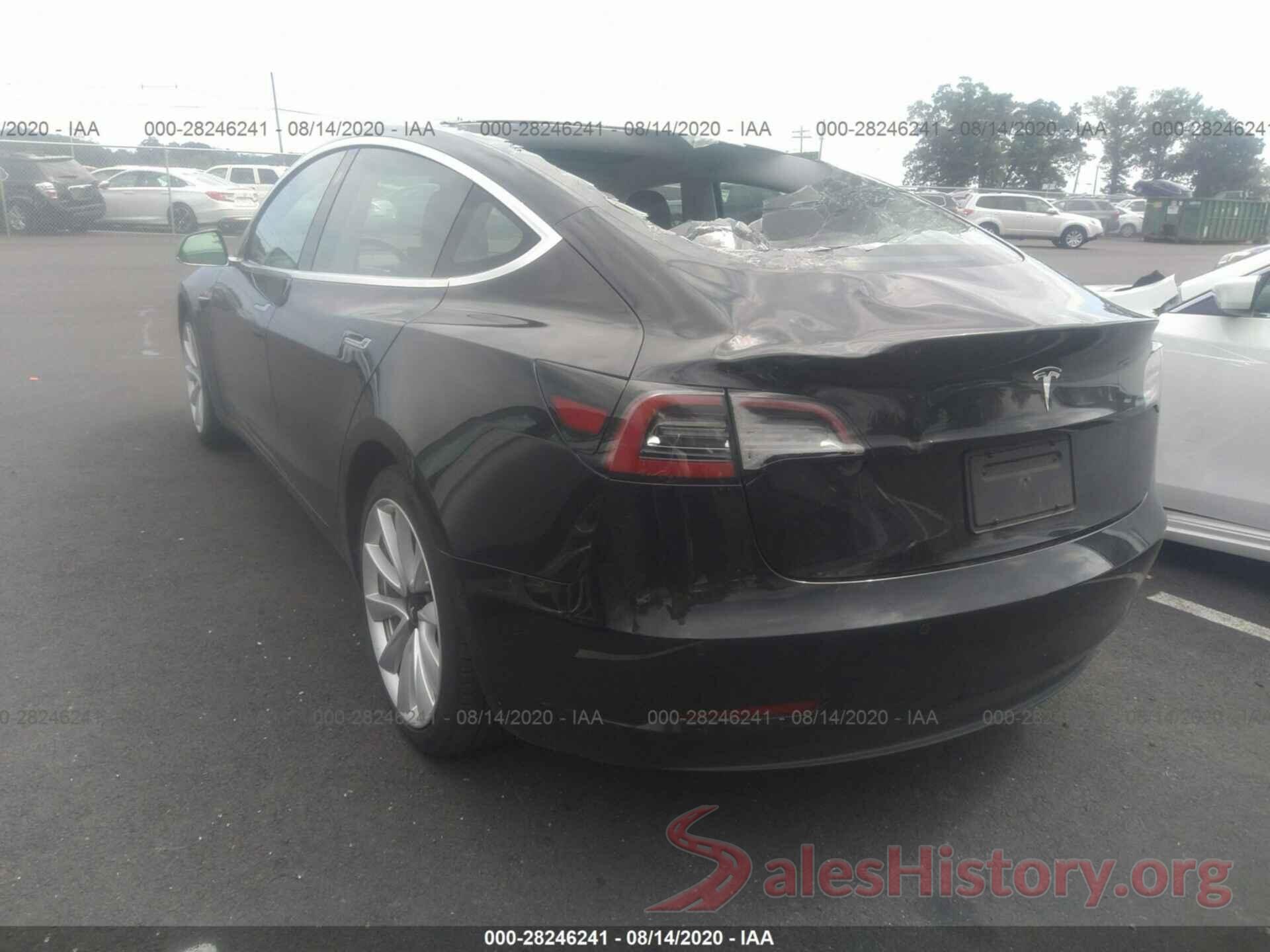 5YJ3E1EA4KF417003 2019 TESLA MODEL 3