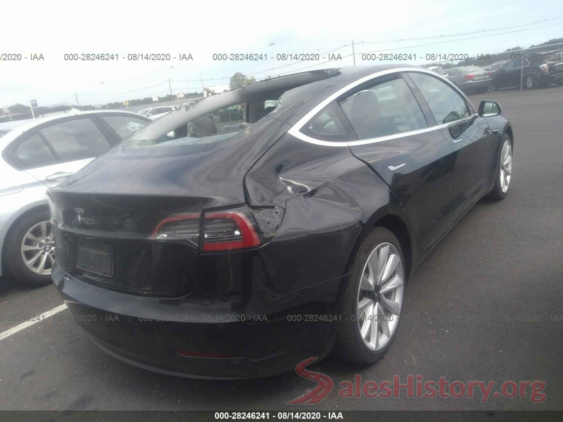 5YJ3E1EA4KF417003 2019 TESLA MODEL 3