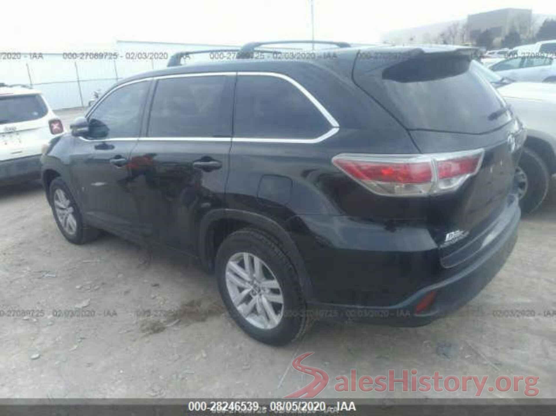 5TDZKRFH6GS138538 2016 TOYOTA HIGHLANDER