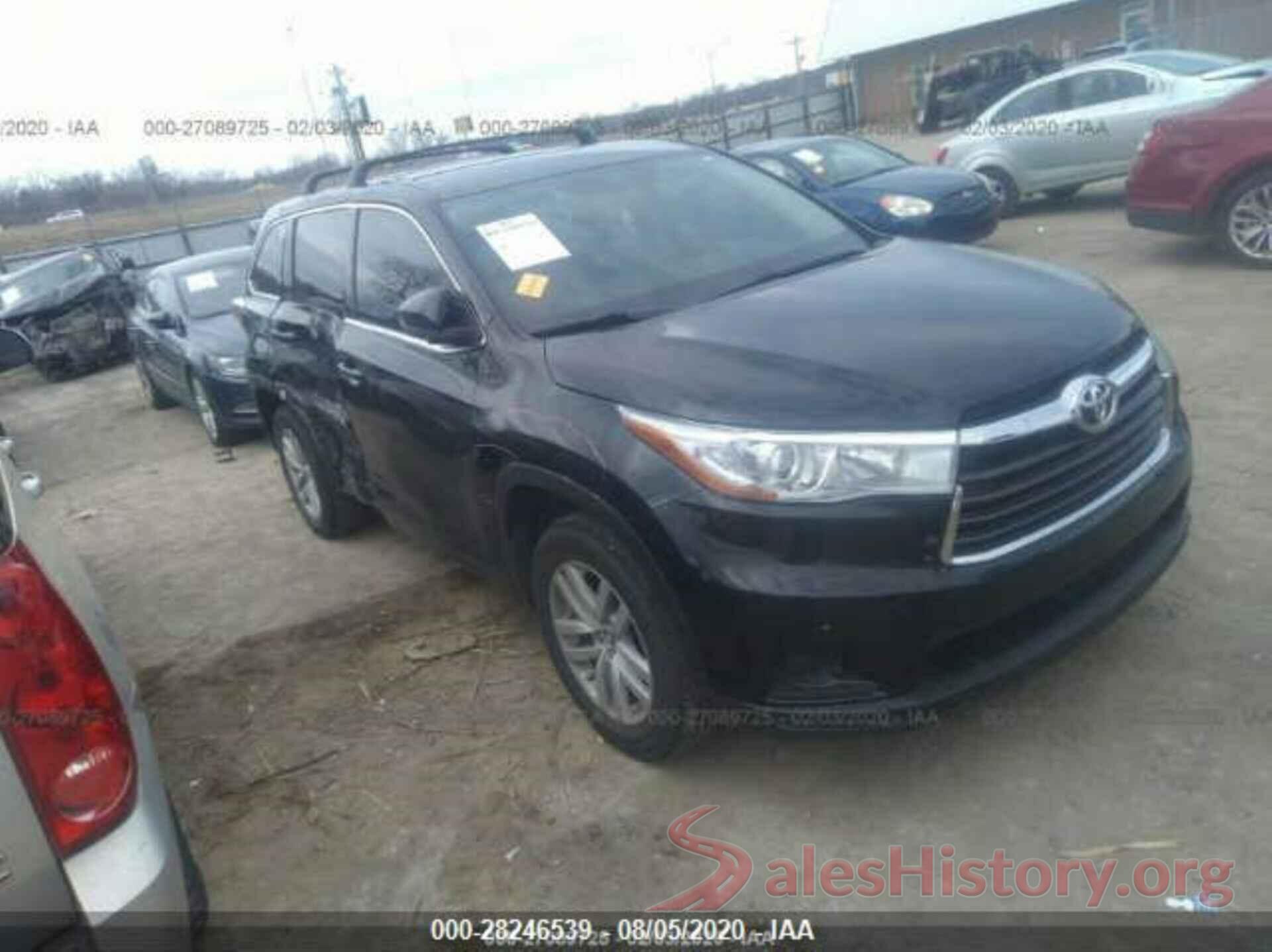 5TDZKRFH6GS138538 2016 TOYOTA HIGHLANDER