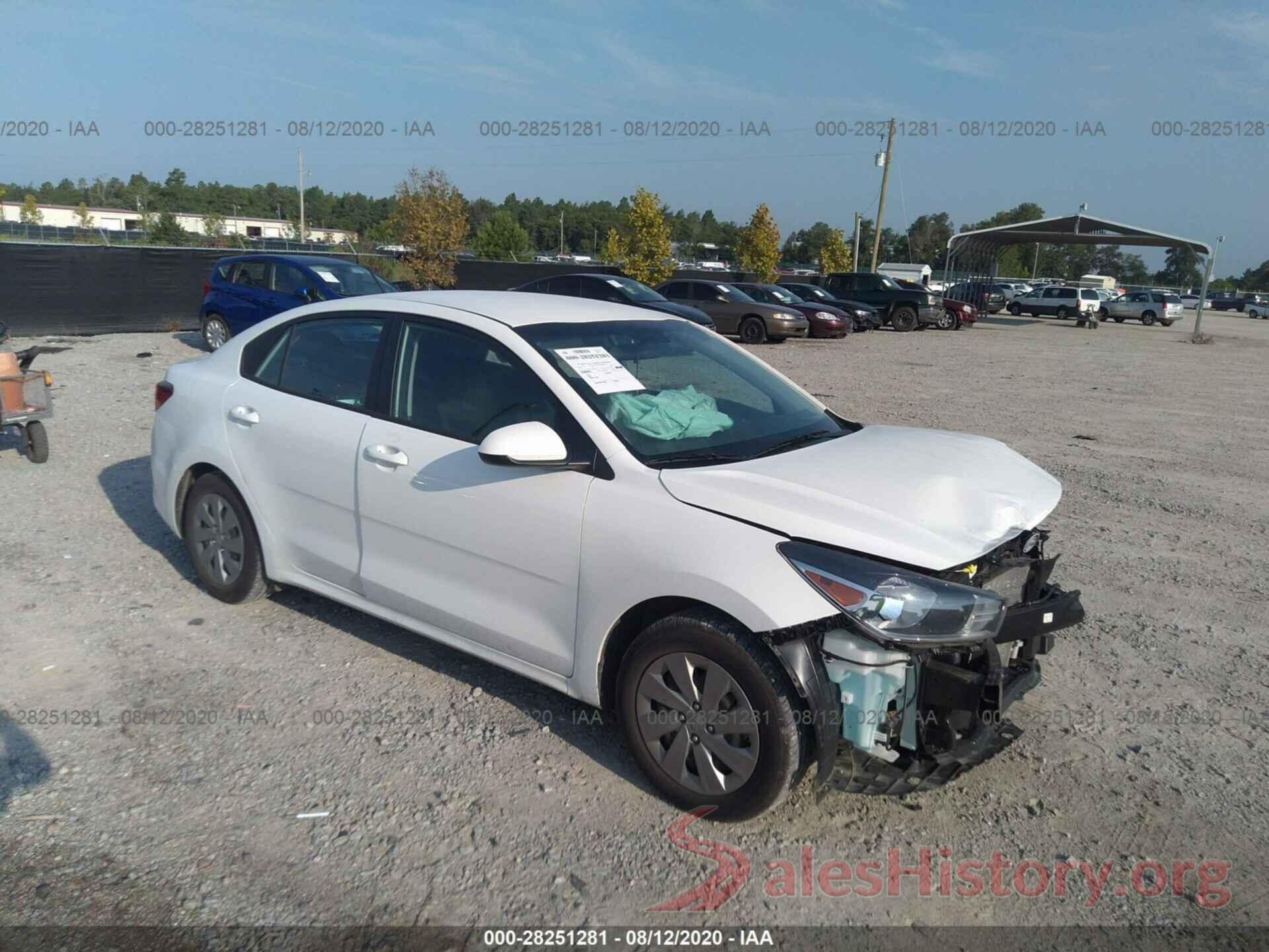 3KPA24AB4KE170829 2019 KIA RIO