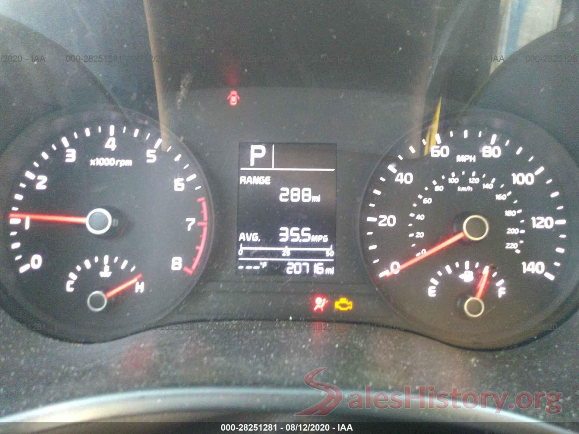 3KPA24AB4KE170829 2019 KIA RIO