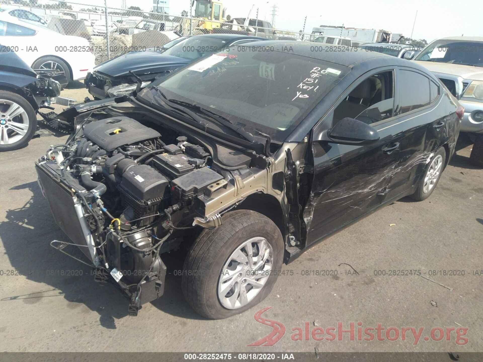 5NPD74LF4KH487861 2019 HYUNDAI ELANTRA