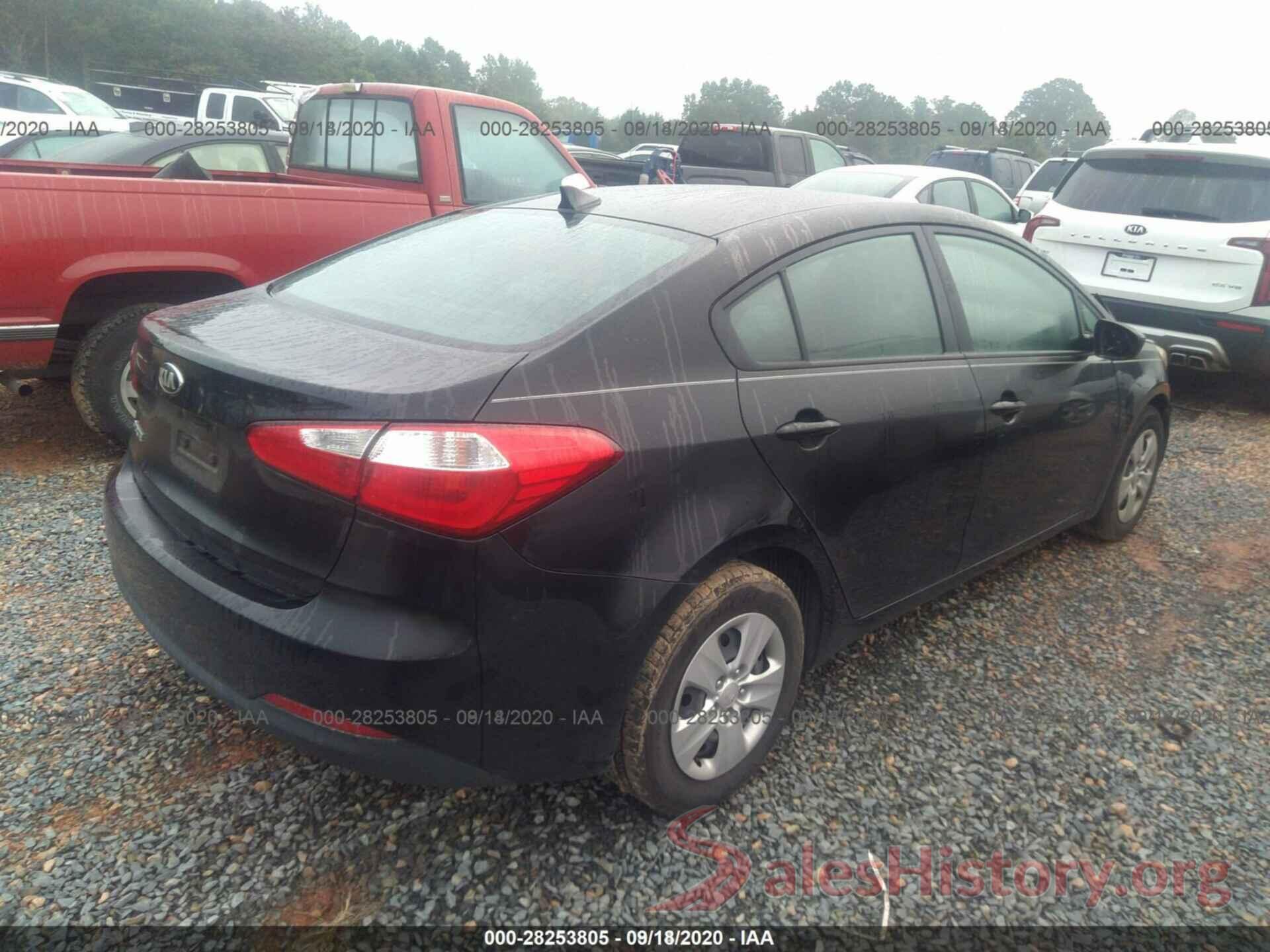 KNAFK4A64G5445043 2016 KIA FORTE