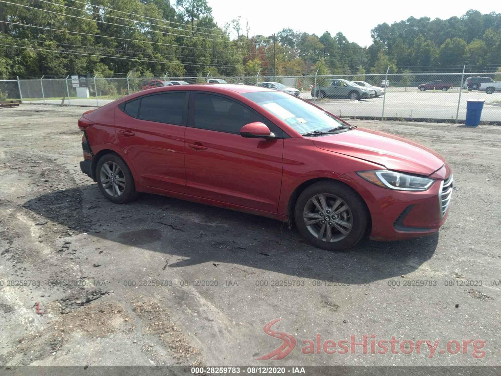 5NPD84LF6HH128713 2017 HYUNDAI ELANTRA