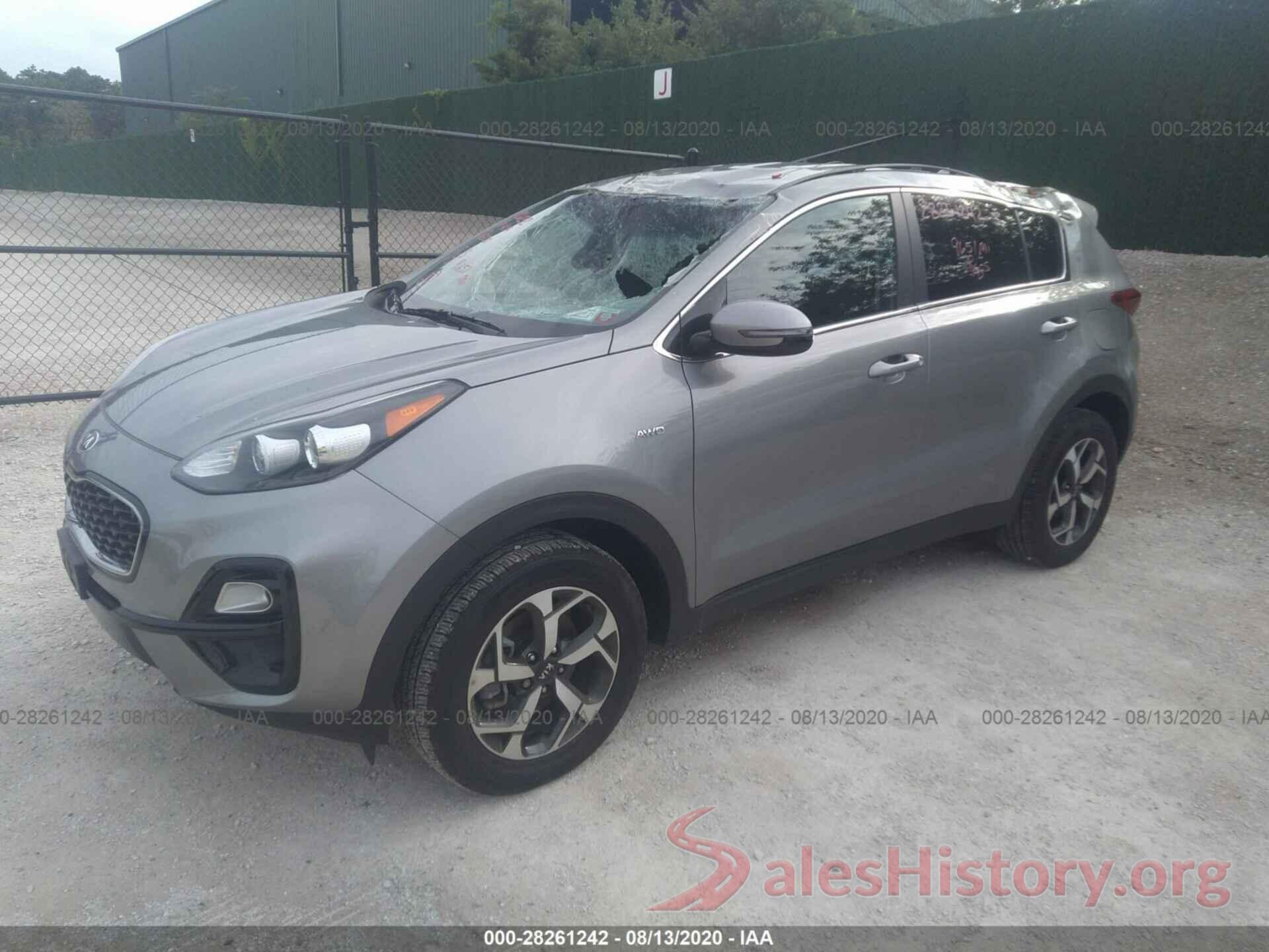 KNDPMCAC0L7670186 2020 KIA SPORTAGE