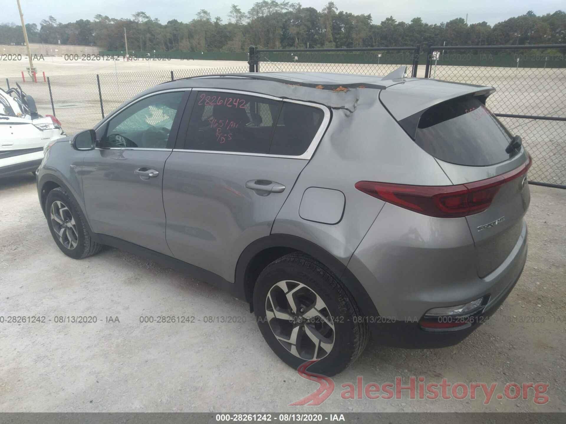 KNDPMCAC0L7670186 2020 KIA SPORTAGE