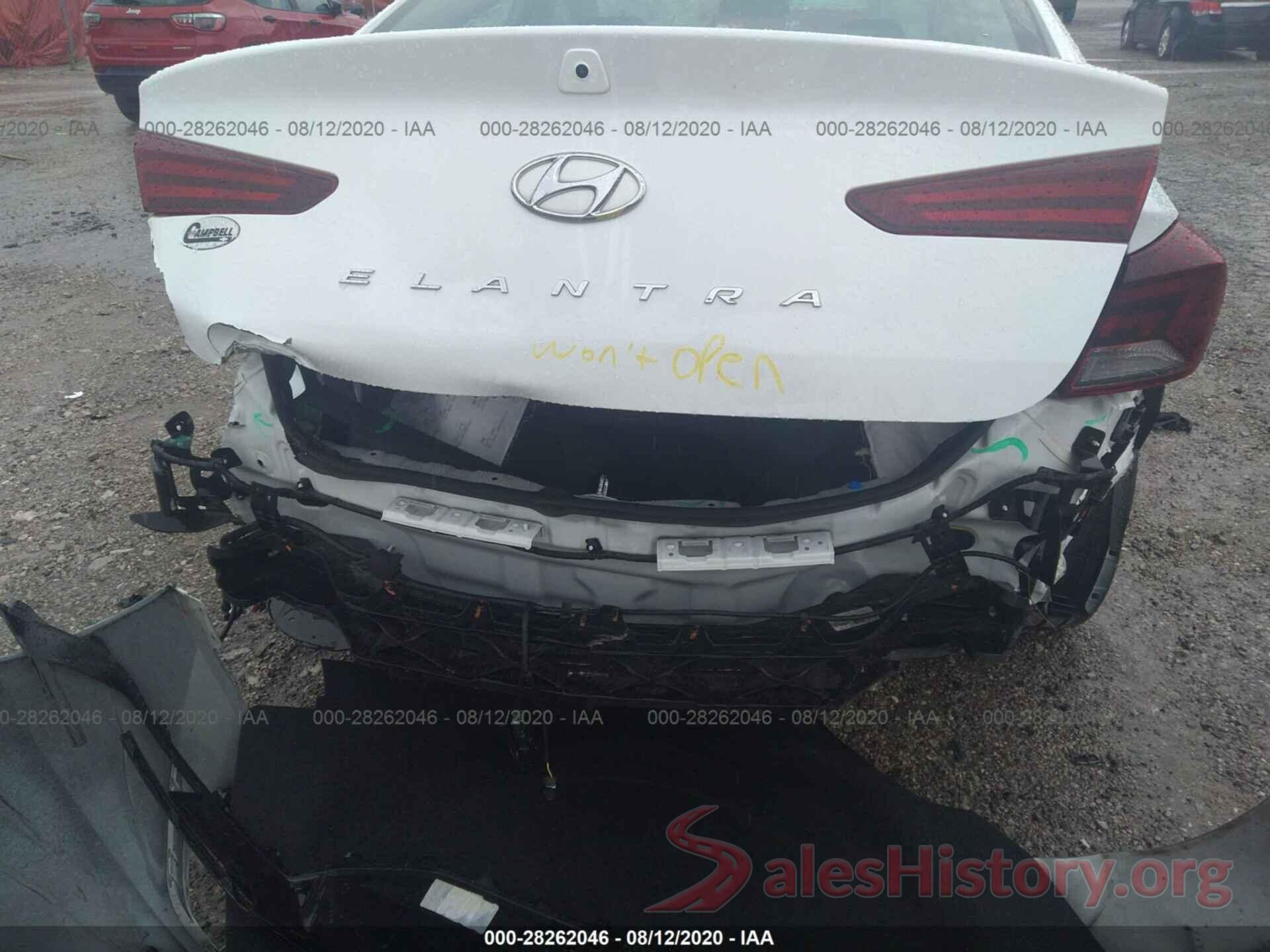 5NPD84LF1KH462414 2019 HYUNDAI ELANTRA