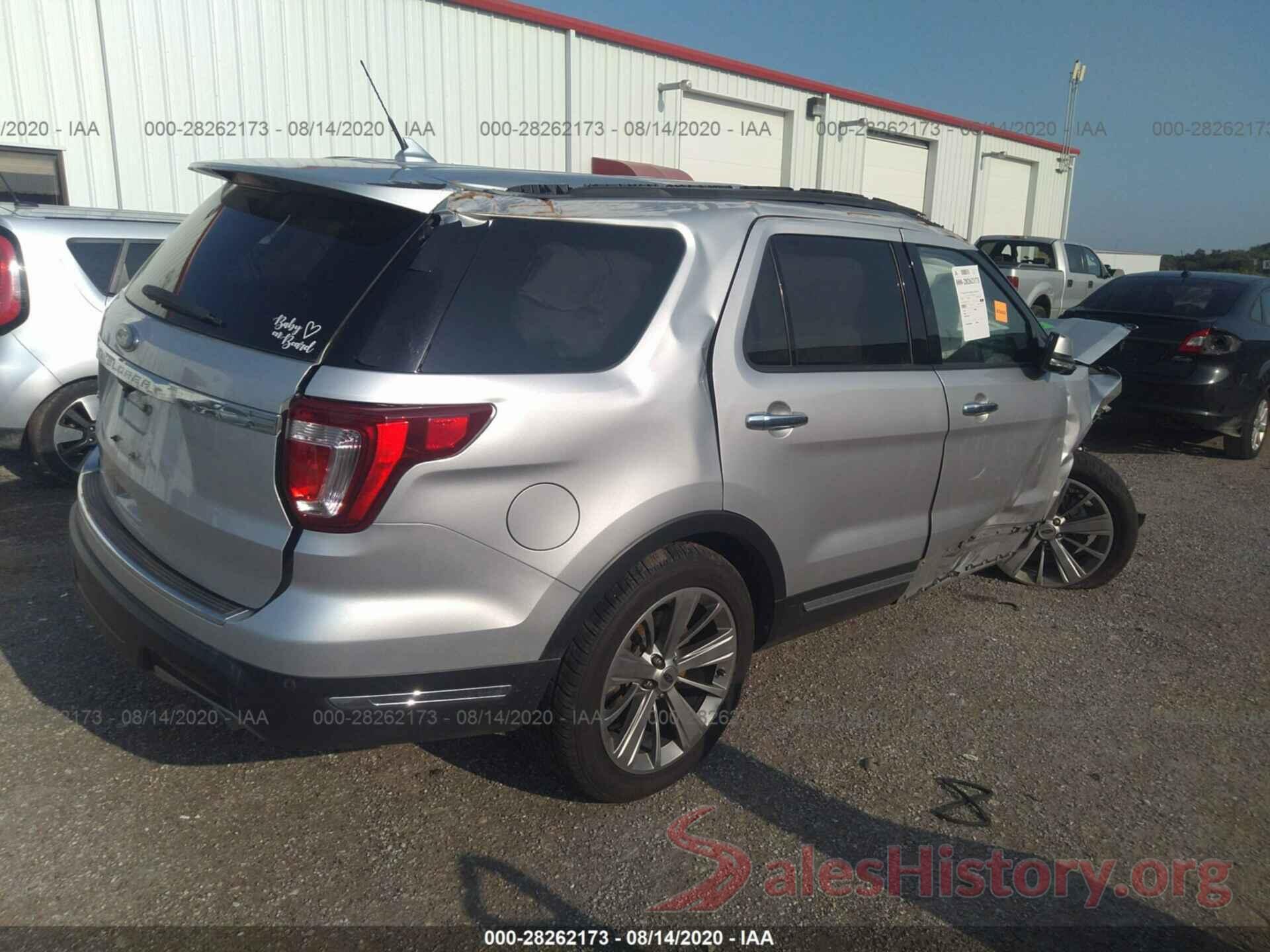 1FM5K7F81JGB13594 2018 FORD EXPLORER