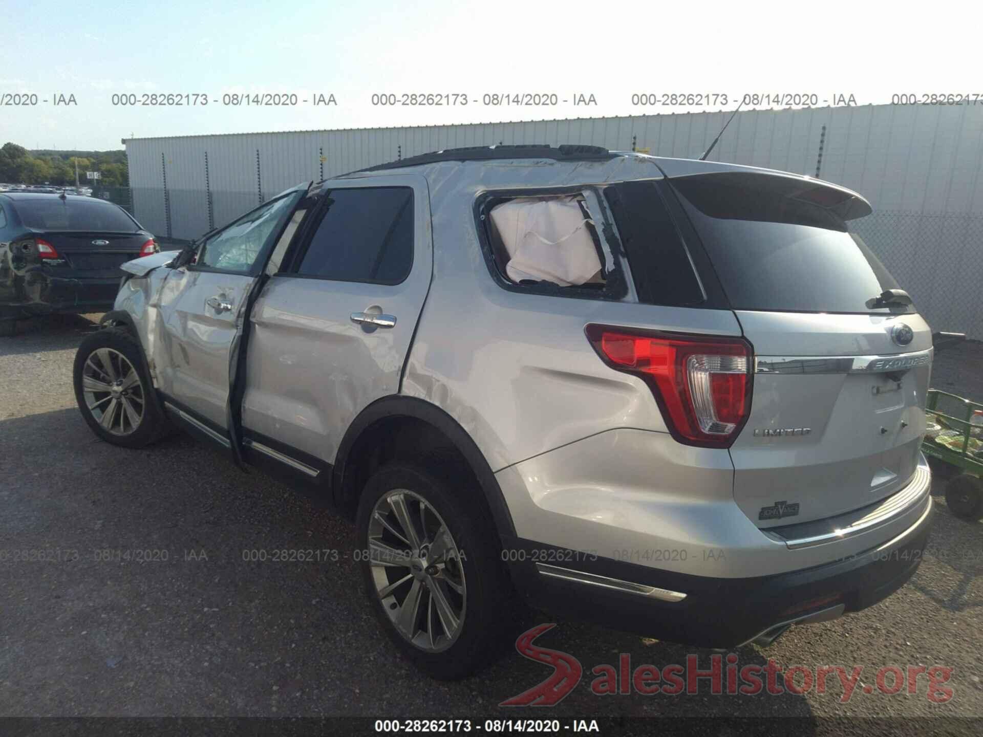 1FM5K7F81JGB13594 2018 FORD EXPLORER