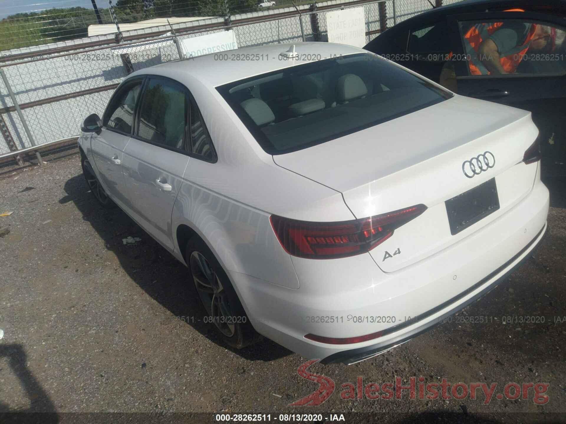 WAUGMAF49KN020687 2019 AUDI A4