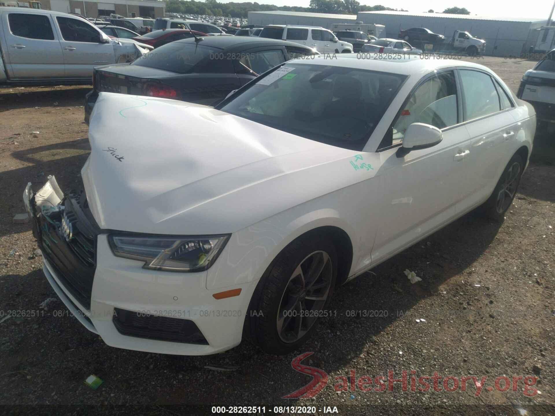 WAUGMAF49KN020687 2019 AUDI A4