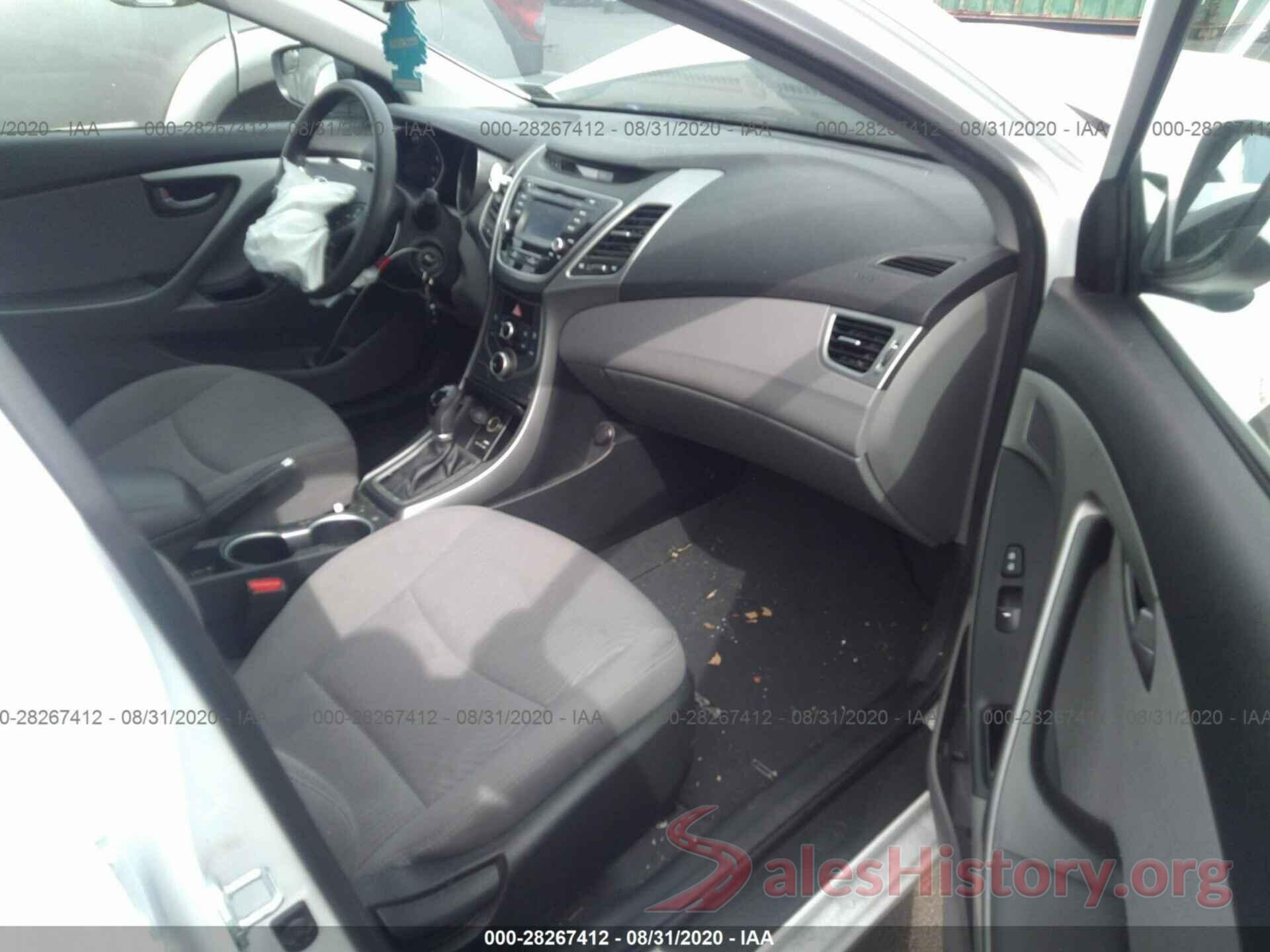 5NPDH4AE2GH660520 2016 HYUNDAI ELANTRA