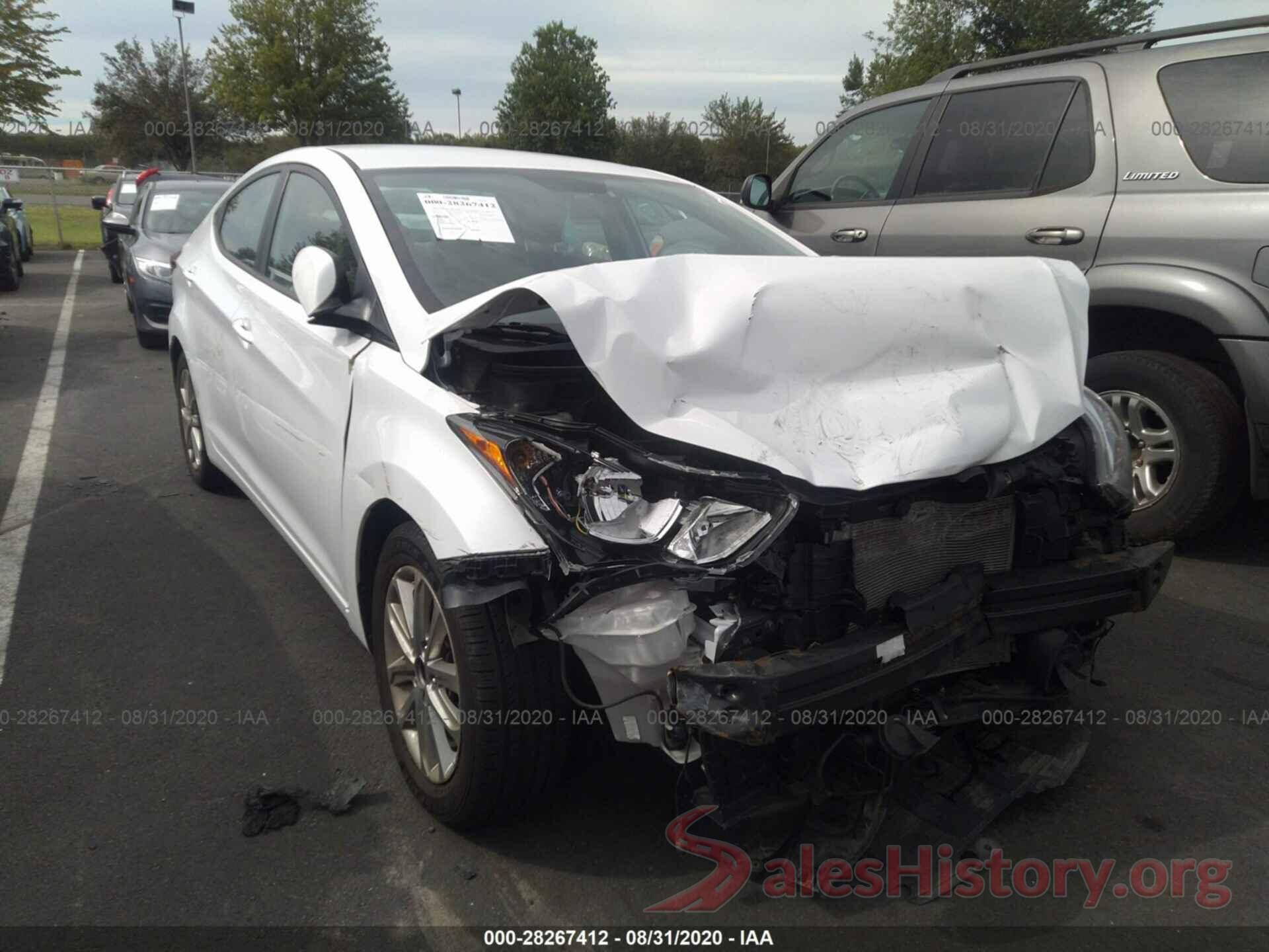 5NPDH4AE2GH660520 2016 HYUNDAI ELANTRA