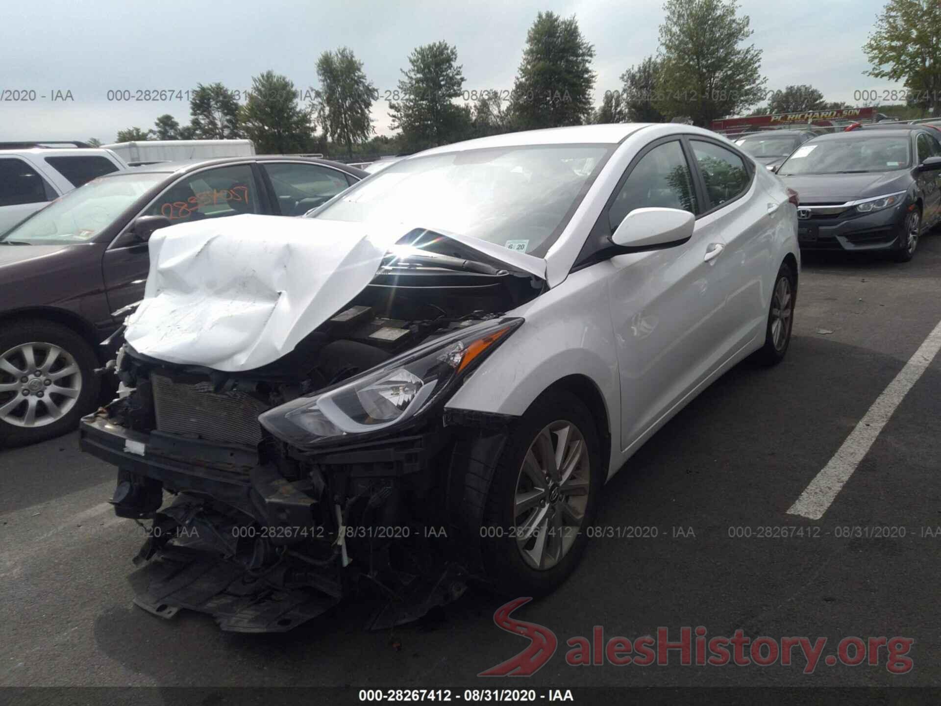 5NPDH4AE2GH660520 2016 HYUNDAI ELANTRA