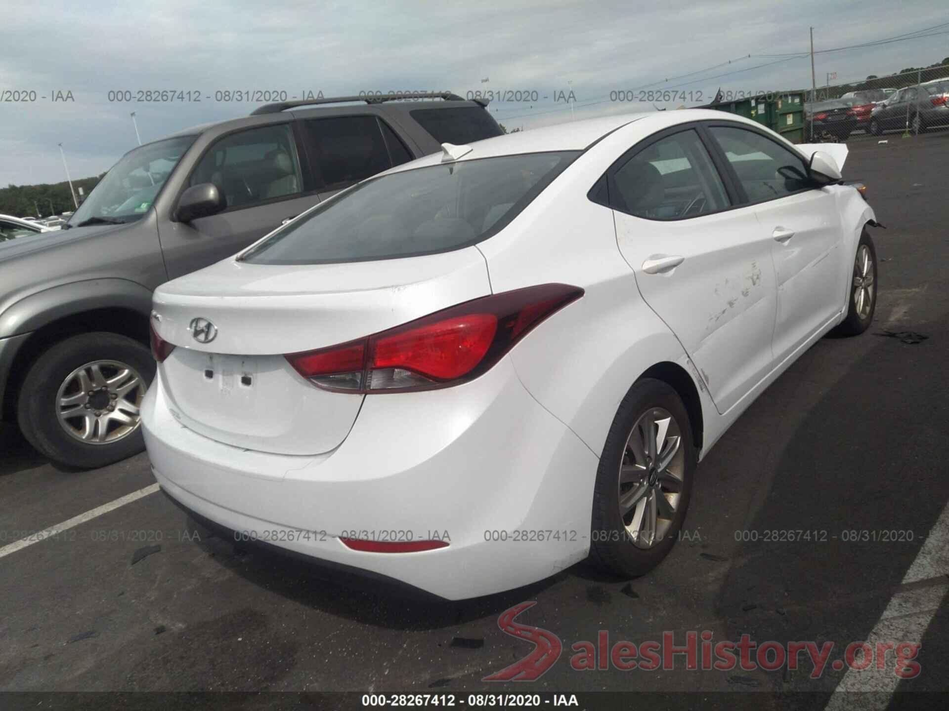 5NPDH4AE2GH660520 2016 HYUNDAI ELANTRA