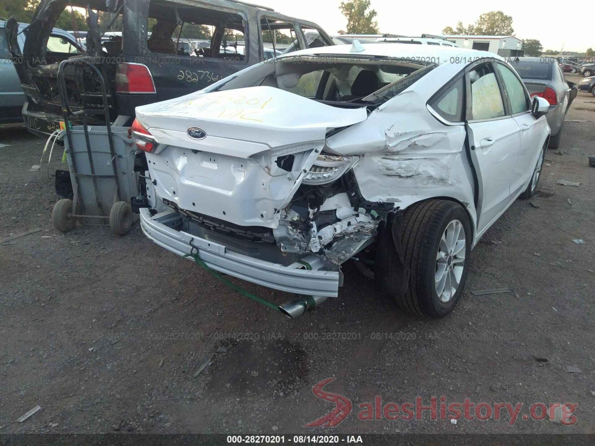 3FA6P0HD4LR109214 2020 FORD FUSION